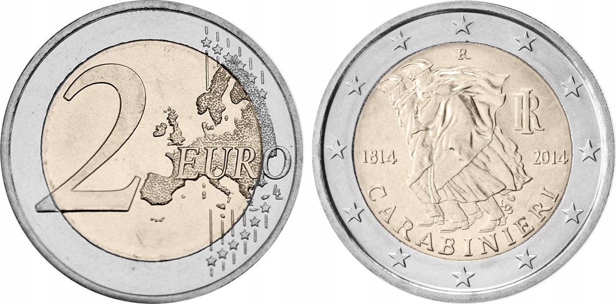 Włochy 2014 2€.#367.CARABINIERI......2808