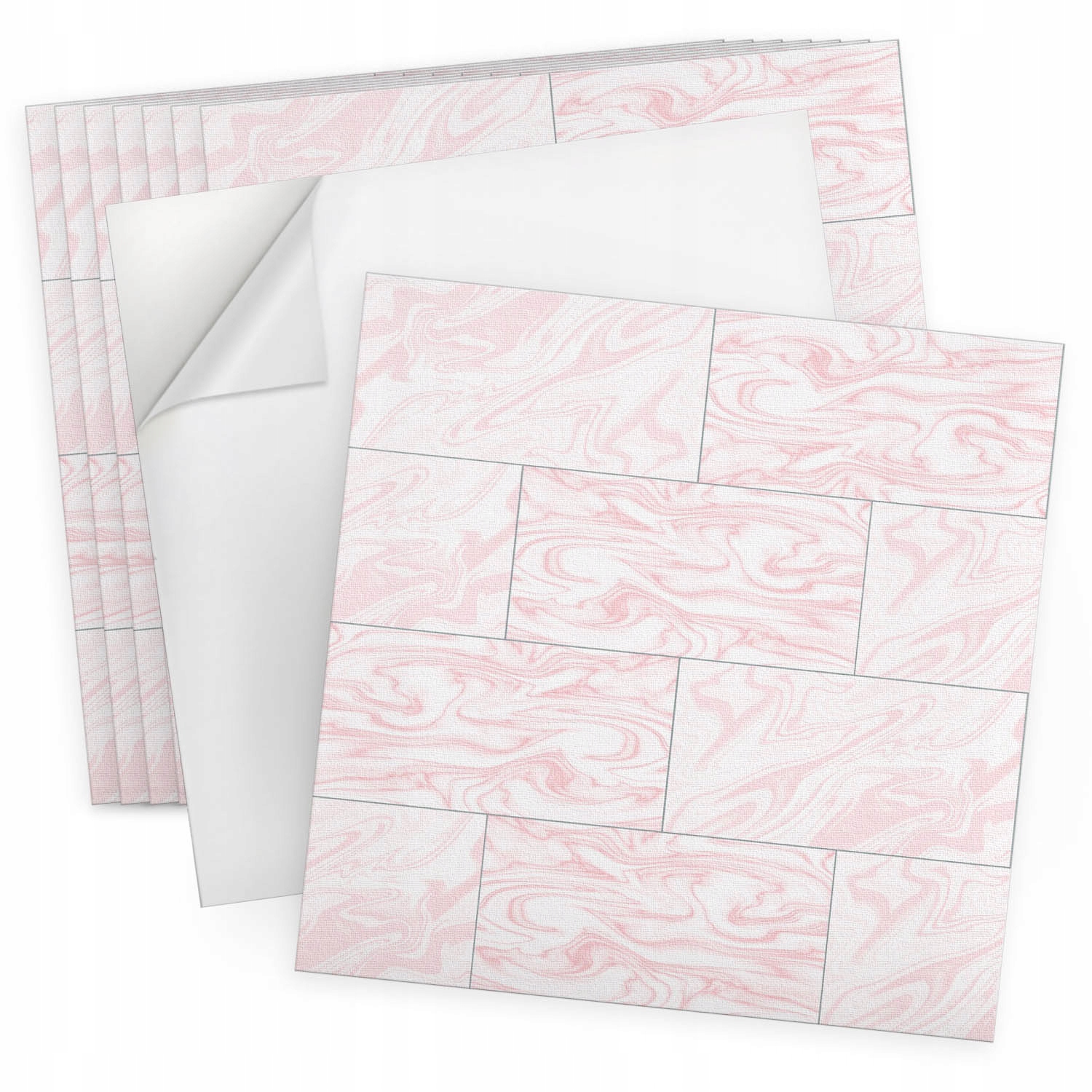 Sada Pvc vinylových dlaždic 9 ks 30x30 cm Mramorový vzor s vlnami