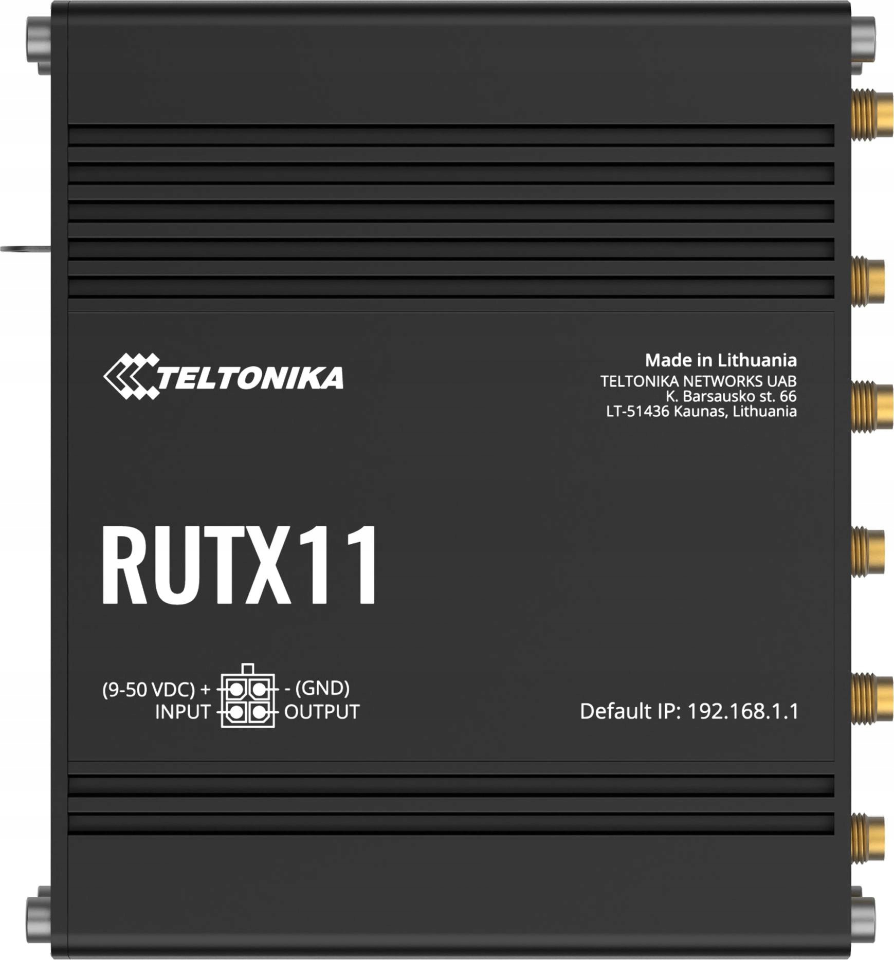Teltonika RUTX11 průmyslový router 4G Lte (RUTX1120B200)