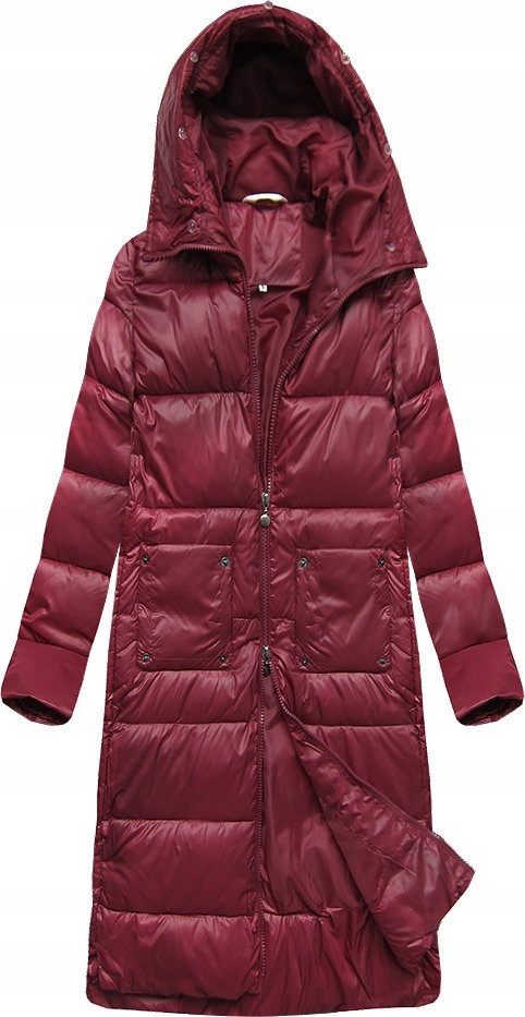 

Kurtka Płaszcz Długa Zimowa Parka Kaptur Futro M