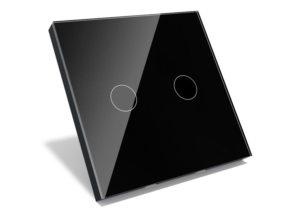 ZESTAW PILOT WŁĄCZNIK DOTYKOWY SZKLANY BEZPRZEWODOWY + ODBIORNIK DO PUSZKI Kod producenta PE-1000121