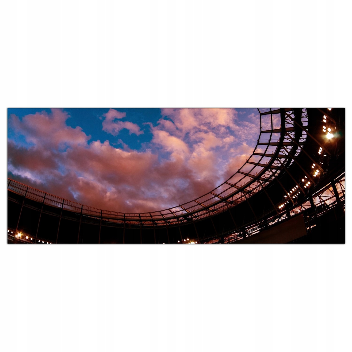

Obraz na szkle Foto Stadion Piłkarski Niebo 125x50