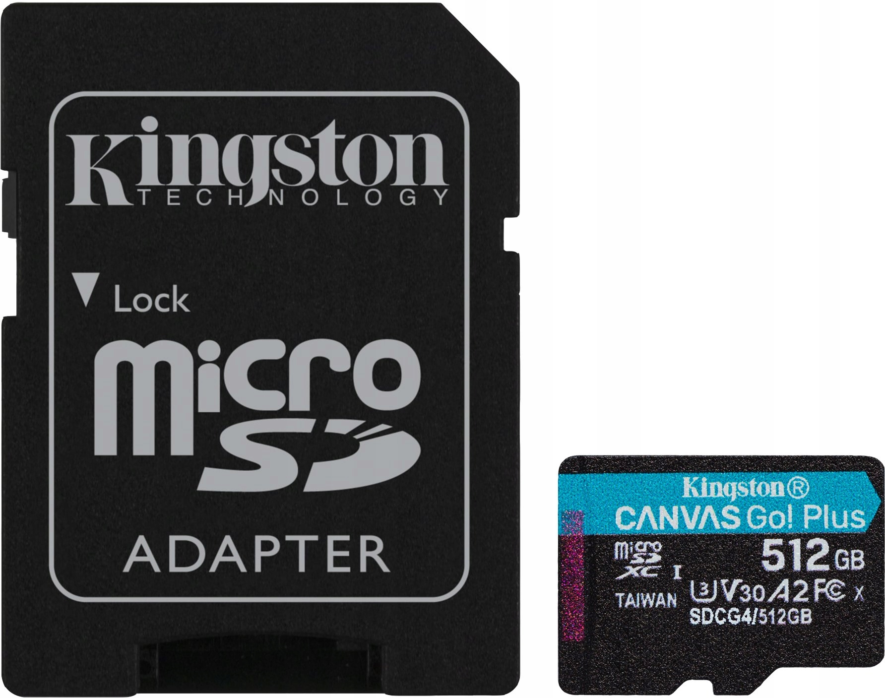 Kingston Canvas Go! Plus (Gen4) MicroSDXC 512 Gb Class 10 UHS-I/U3 A2 V30