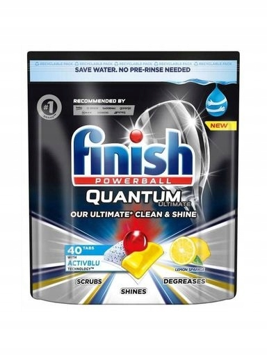 Levně Finish Powerball Ultimate All in 1 Kapsle do myčky nádobí Lemon citronové 40