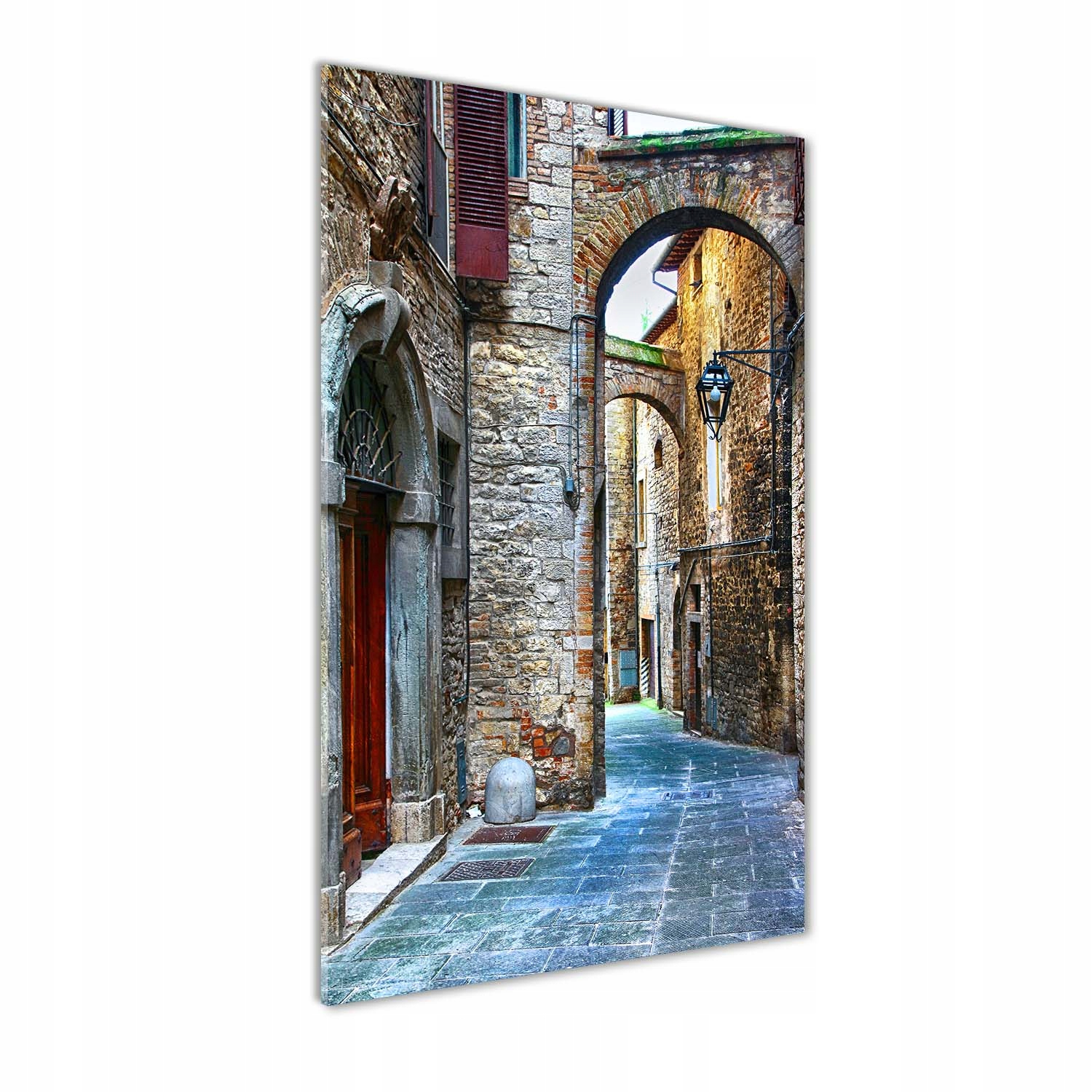 Fotoobraz sklo Italské uličky 60x120 cm