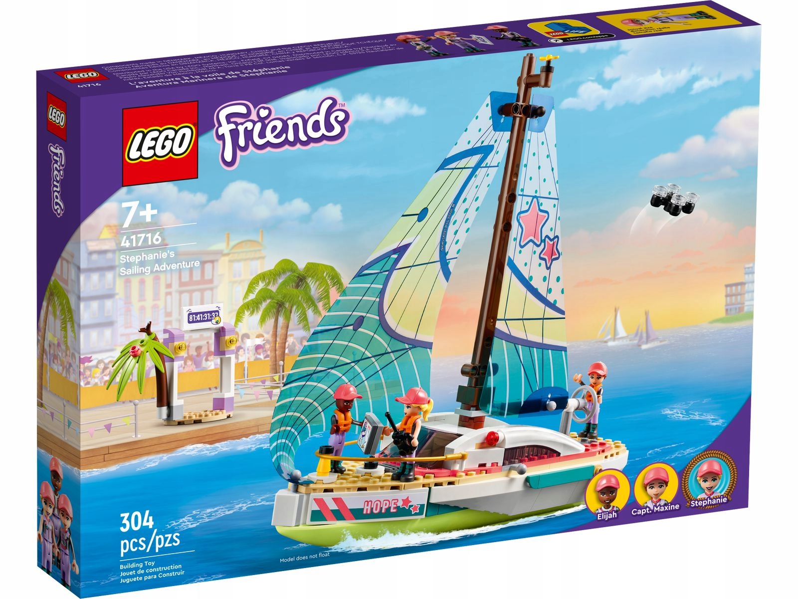 

Lego Friends 41716 Stephanie I Przygoda Pod Żaglam
