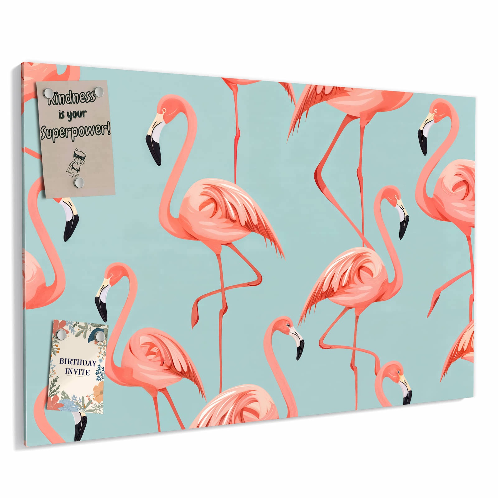 Magnetická tabule Plameňák Design 60 × 40 cm