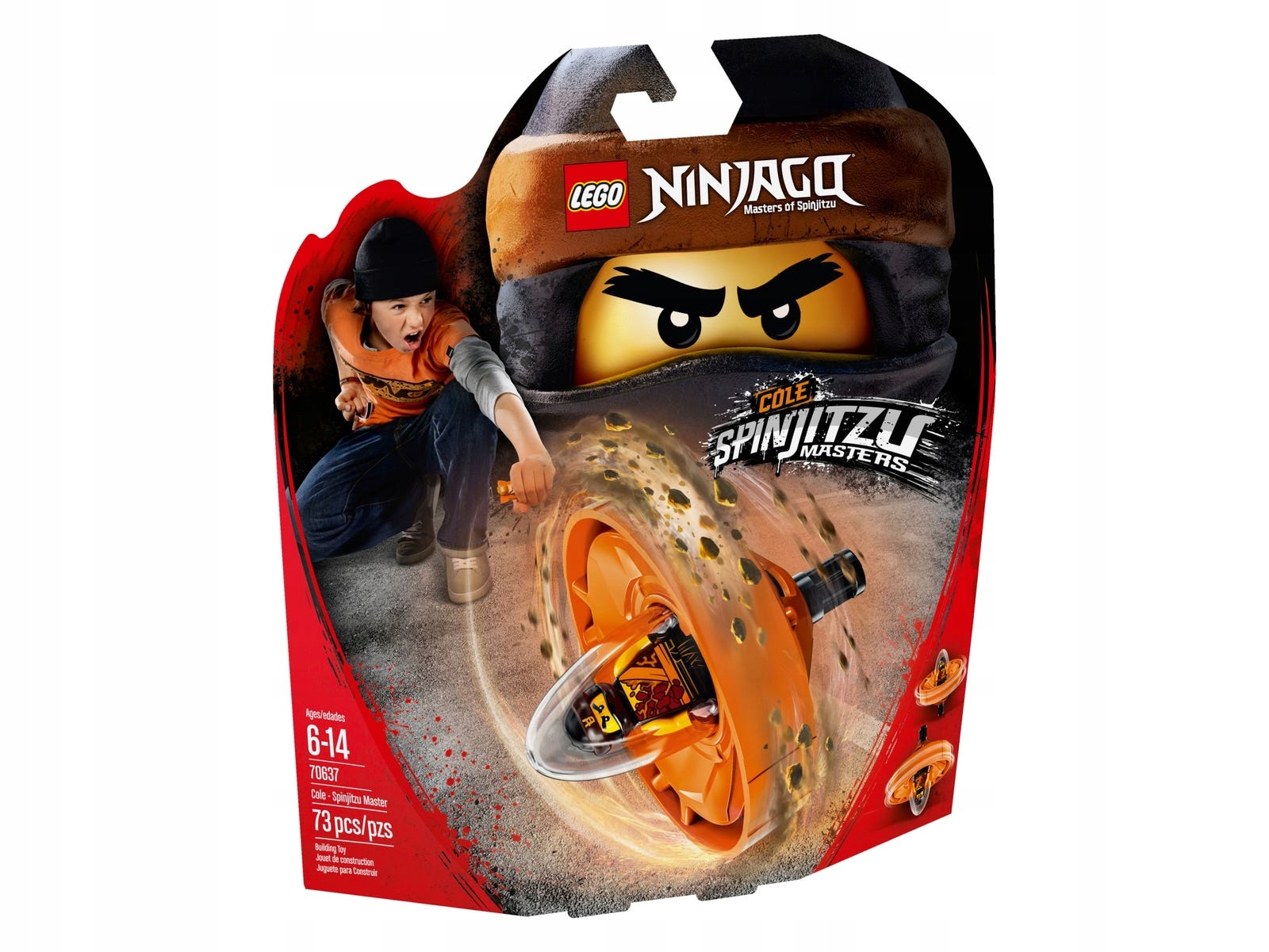 Lego 70637 Ninjago Cole mistrz Spinjitzu. Nowy