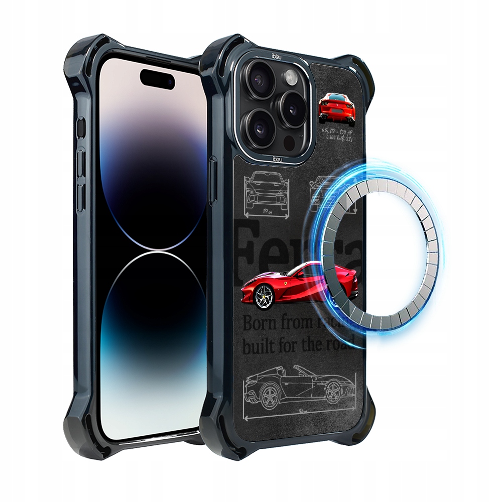 Pouzdro iPhone 14 Pro Max Ibizu DropGuard Ultra s MagSafe, 812 Superfast