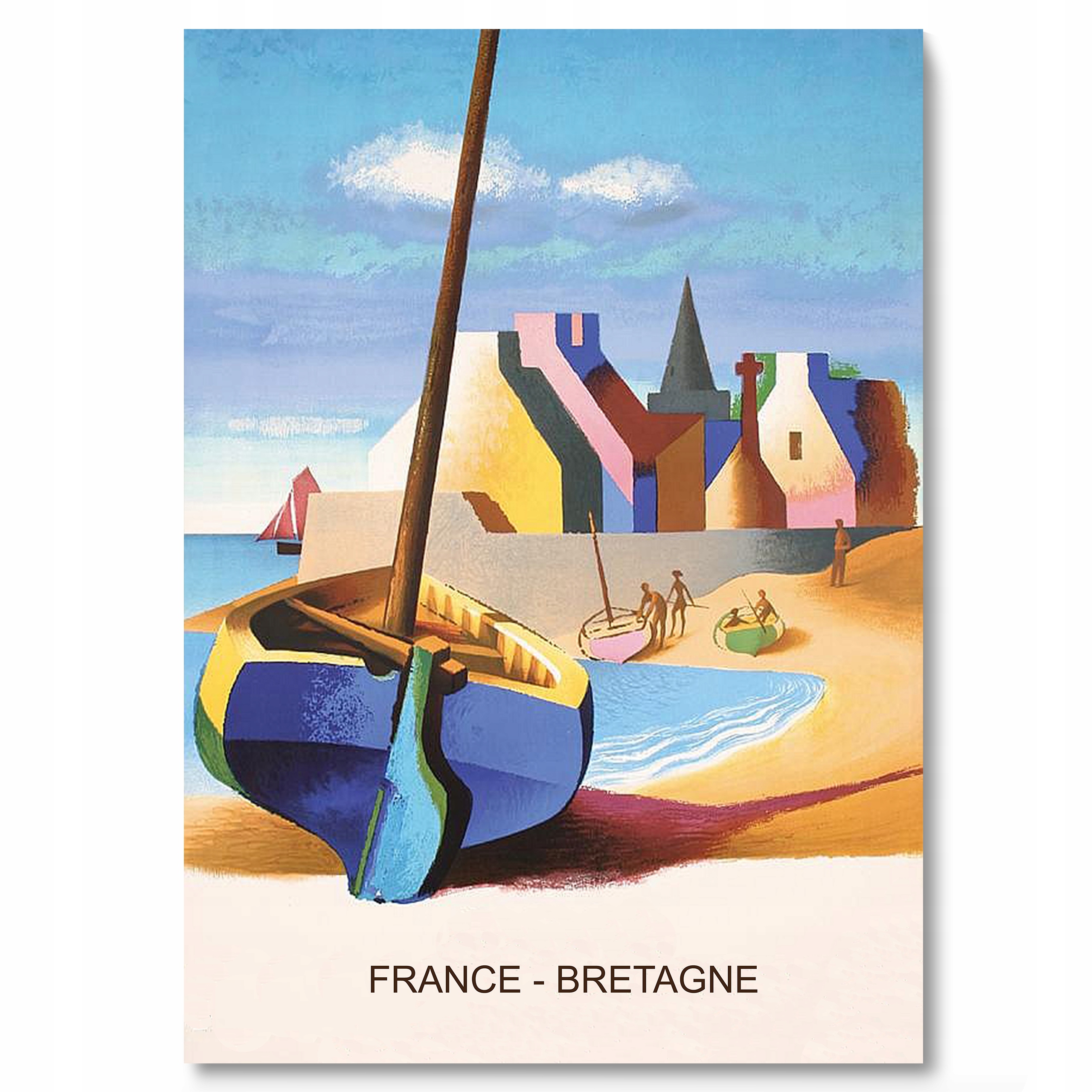 

Plakat Podróżniczy Francja - Bretania Podróż 50x70