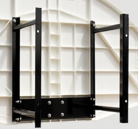 Zestaw do koszykówki TABLICA 120x90 cm + OBRĘCZ SIATKA + UCHWYT DO ŚCIANY Model MAXI COMBO