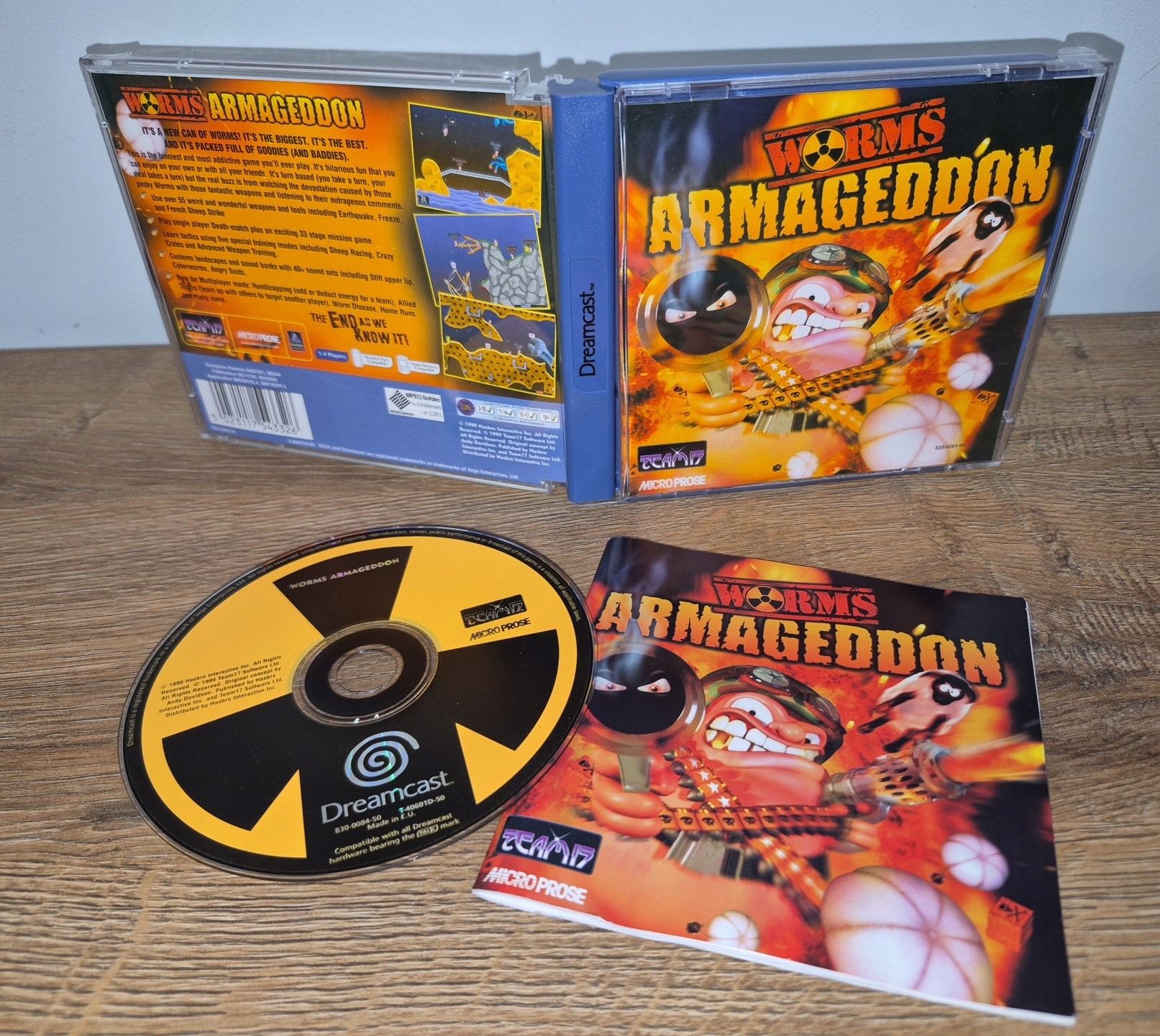 DC GRA WORMS ARMAGEDDON Sega Dreamcast pudełkowa
