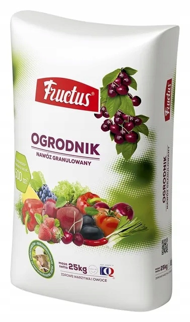 Fructus Ogrodnik 25 kg Fosfan nawóz uniwersalny do warzyw i trawnika