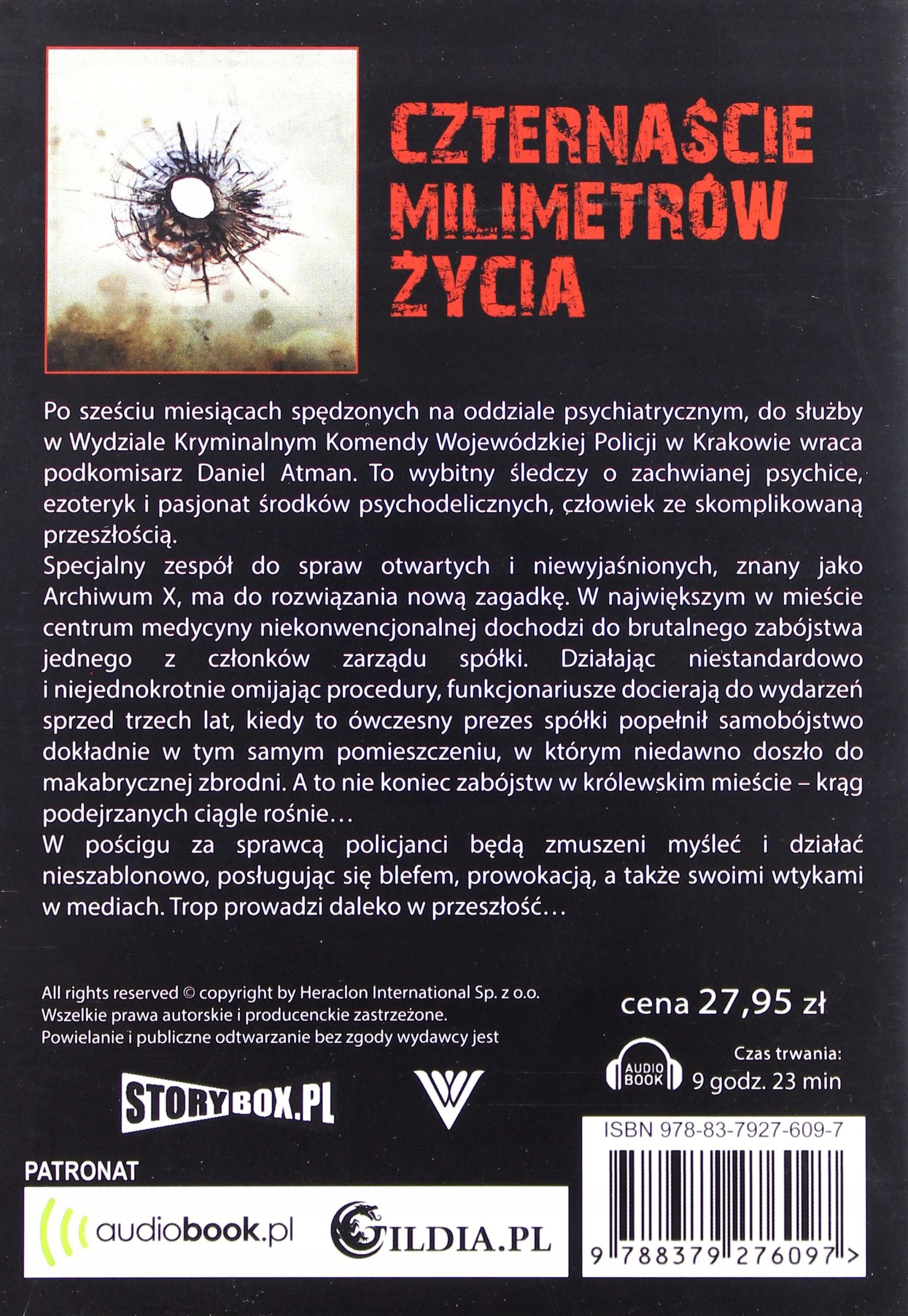 CZTERNAŚCIE MILIMETRÓW ŻYCIA - NATAN NORAJ [AUDIOBOOK] Stan opakowania oryginalne