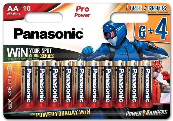 

10 Bateria Alkaliczna Panasonic ProPower LR6 Aa R6