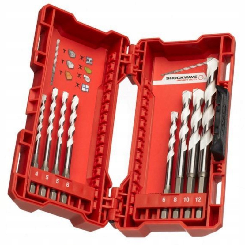 Milwaukee Zestaw Wierteł Uniwersalnych 4 10mm 8szt 4932471113