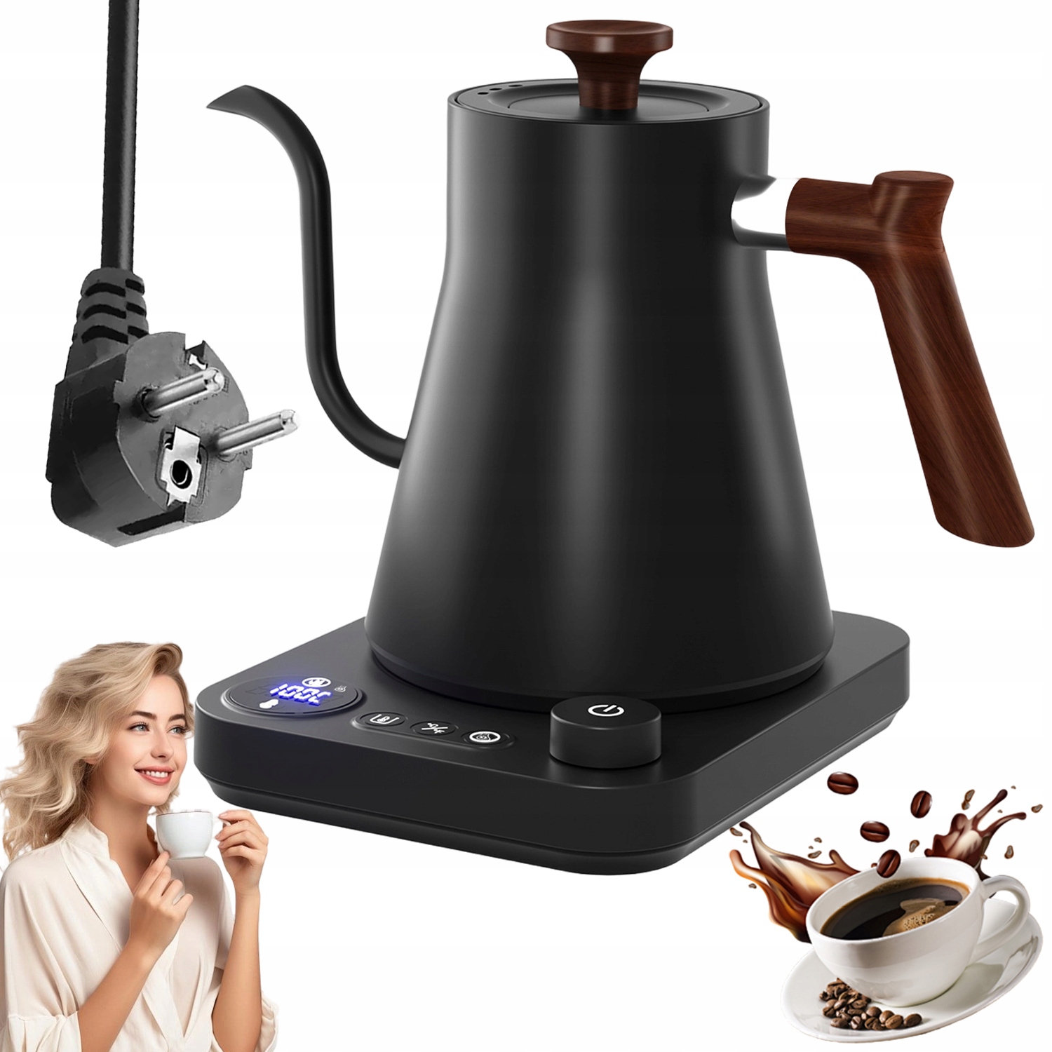 Konvice s 8 bezpečnostními prvky a hladkým vnitřním povrchem 1.7 l