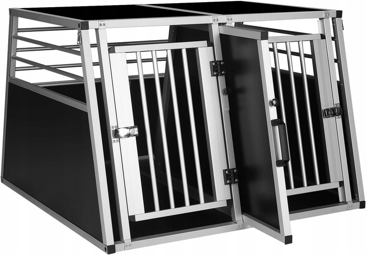 Levně Klec přepravní automobilová hliníková, pevná, trapézová