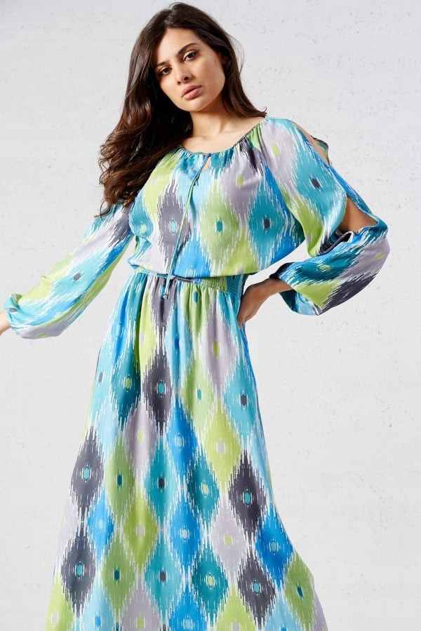 Šaty Lalous Barva Modrá vel M