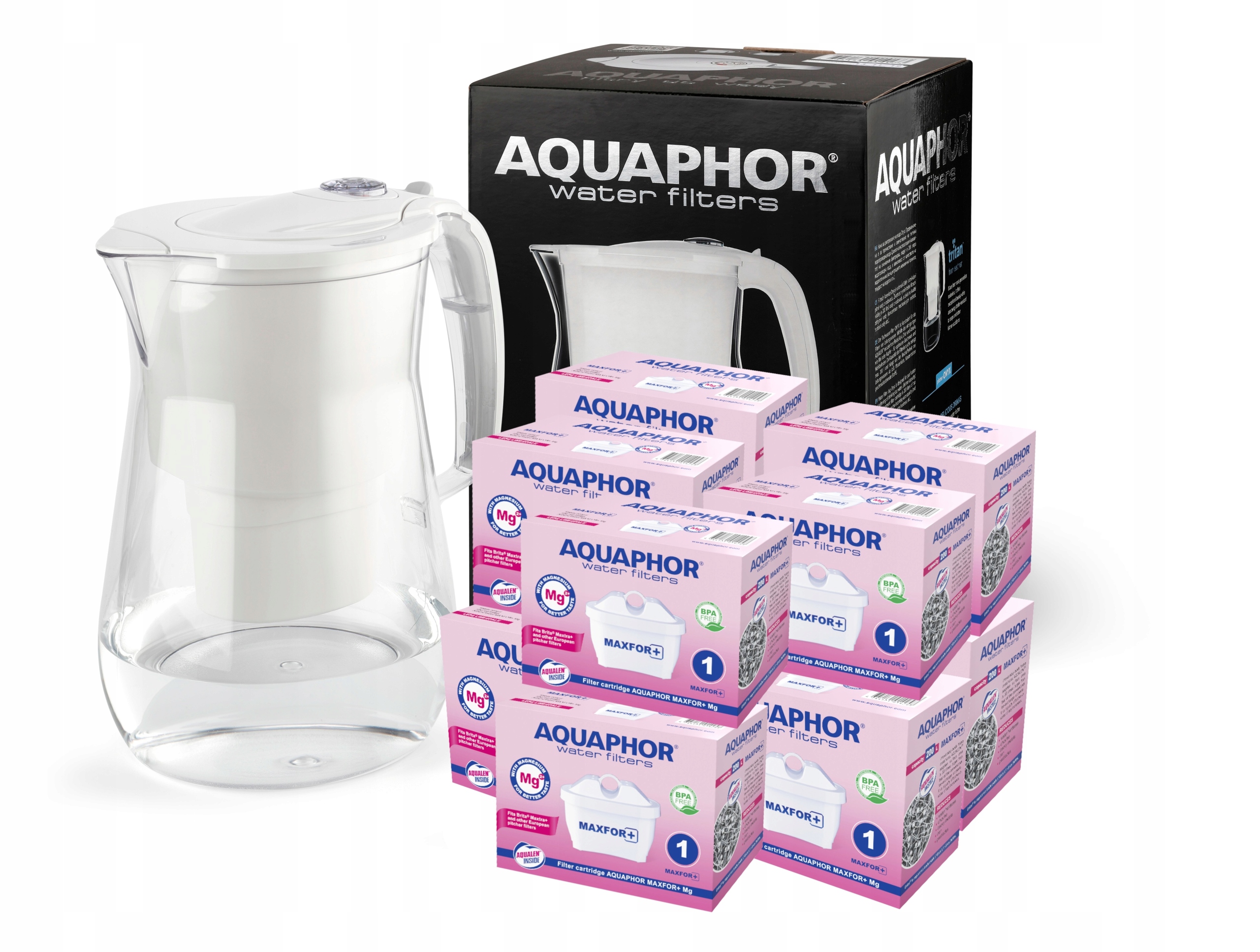 

Dzbanek Filtr Aquaphor Onyx 10xWKŁAD Maxfor Magnez