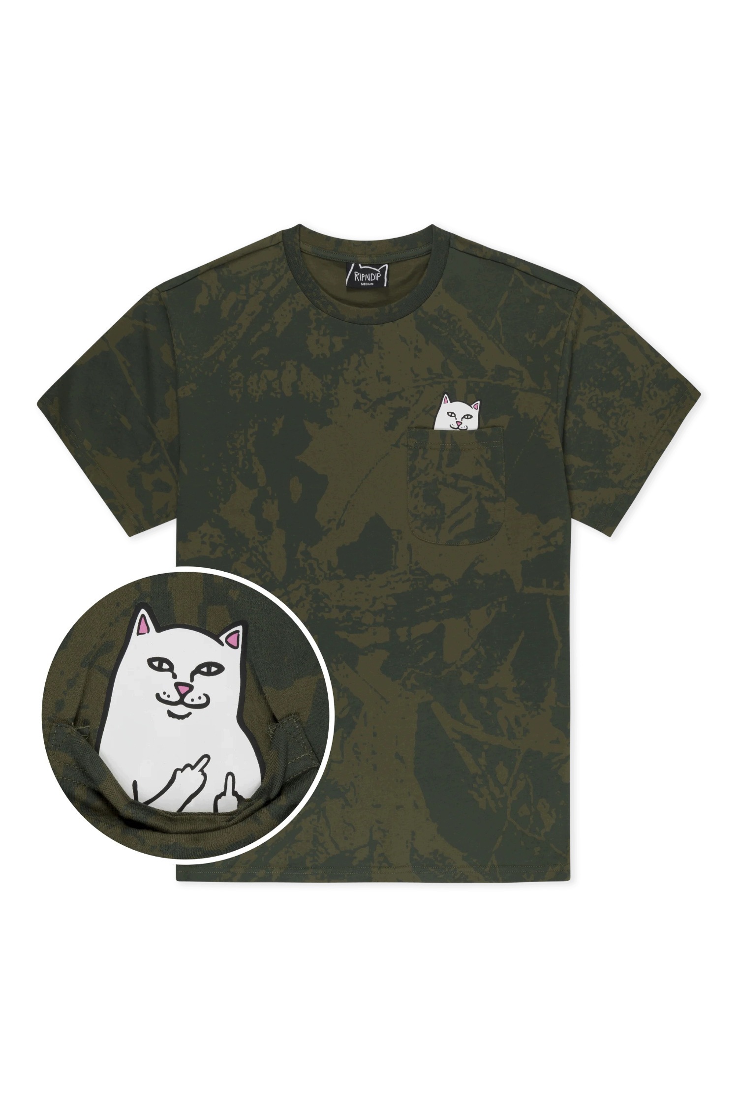 Tričko Ripndip Lord Nermal Pocket S