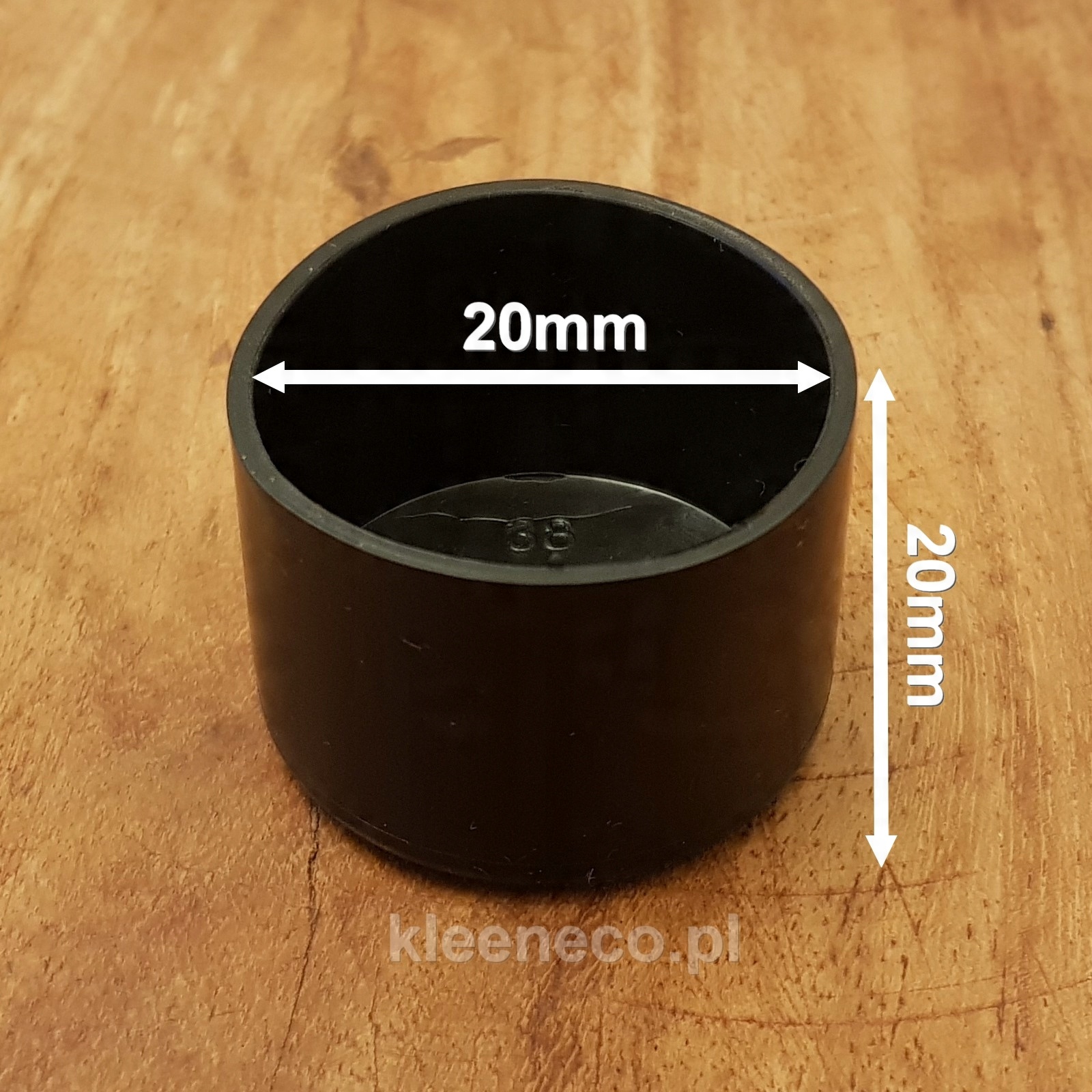 

Nakładki ochronne meblowe okrągłe czarne 20mm