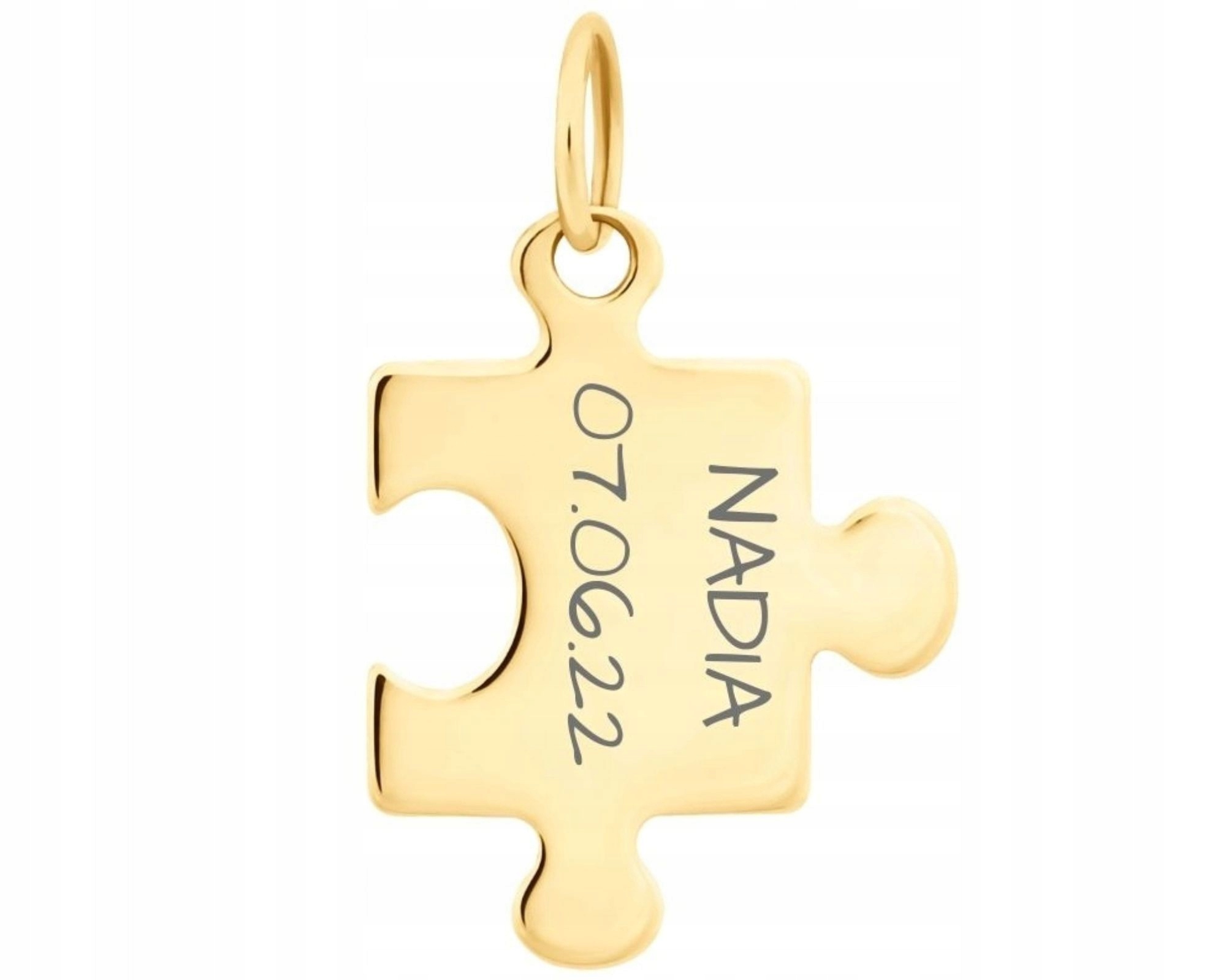 Zlatý Přívěsek Přívěsek Puzzelek 585 S Gravírováním