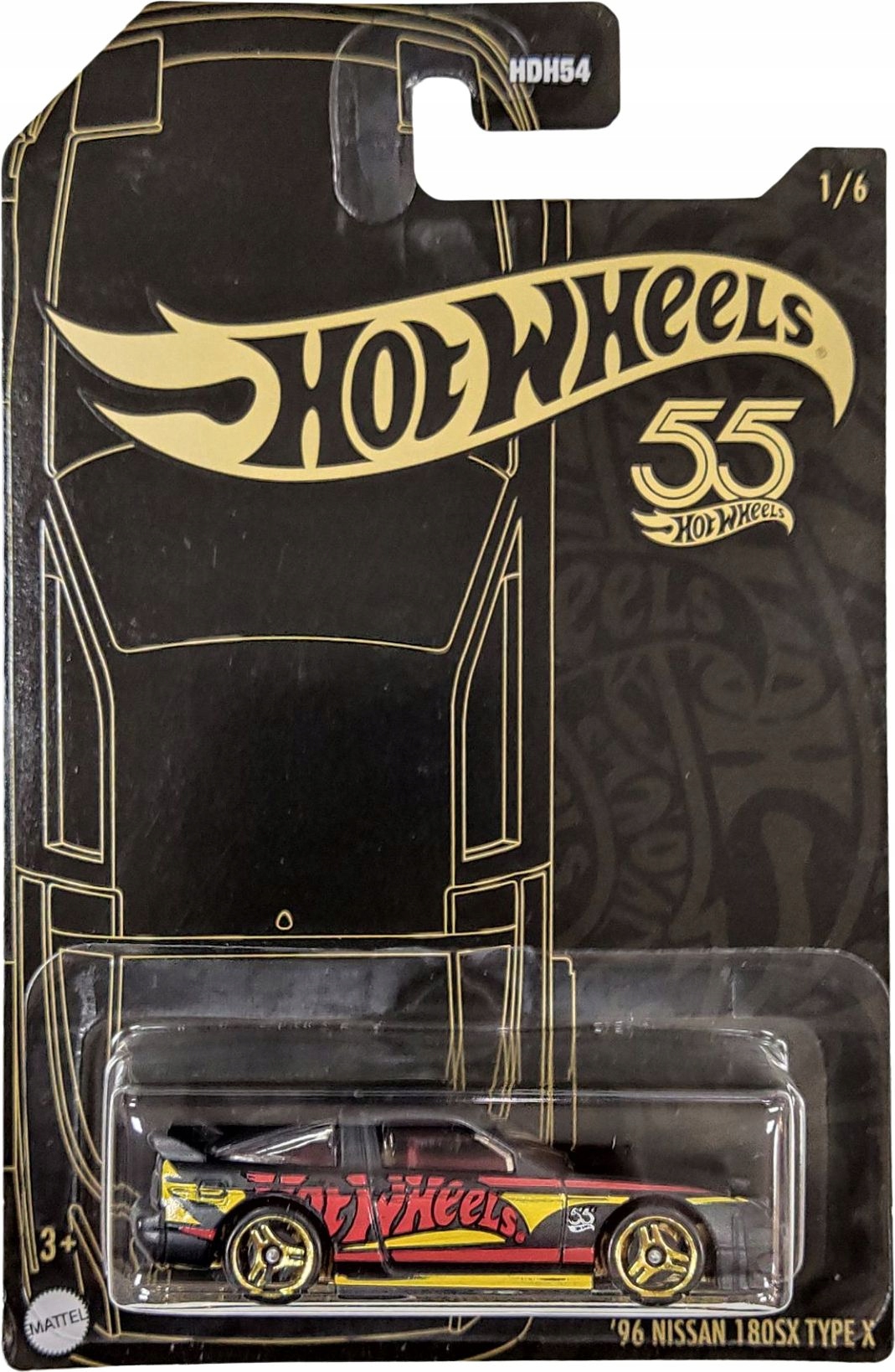 

Hot Wheels '96 Nissan 180SX Pearl & Chrome HLJ96