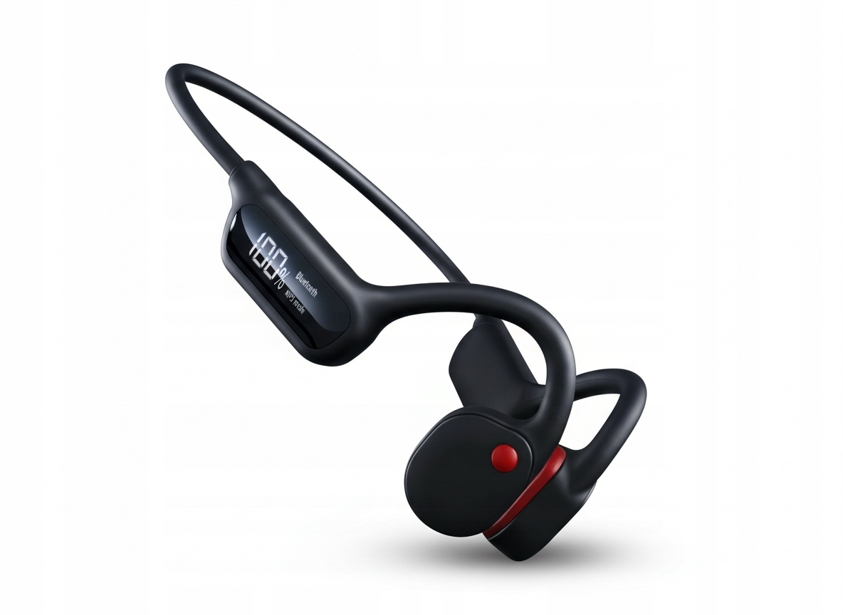 Kostní sluchátka bezdrátová voděodolná paměť 32 Gb Elonix kostní MP3