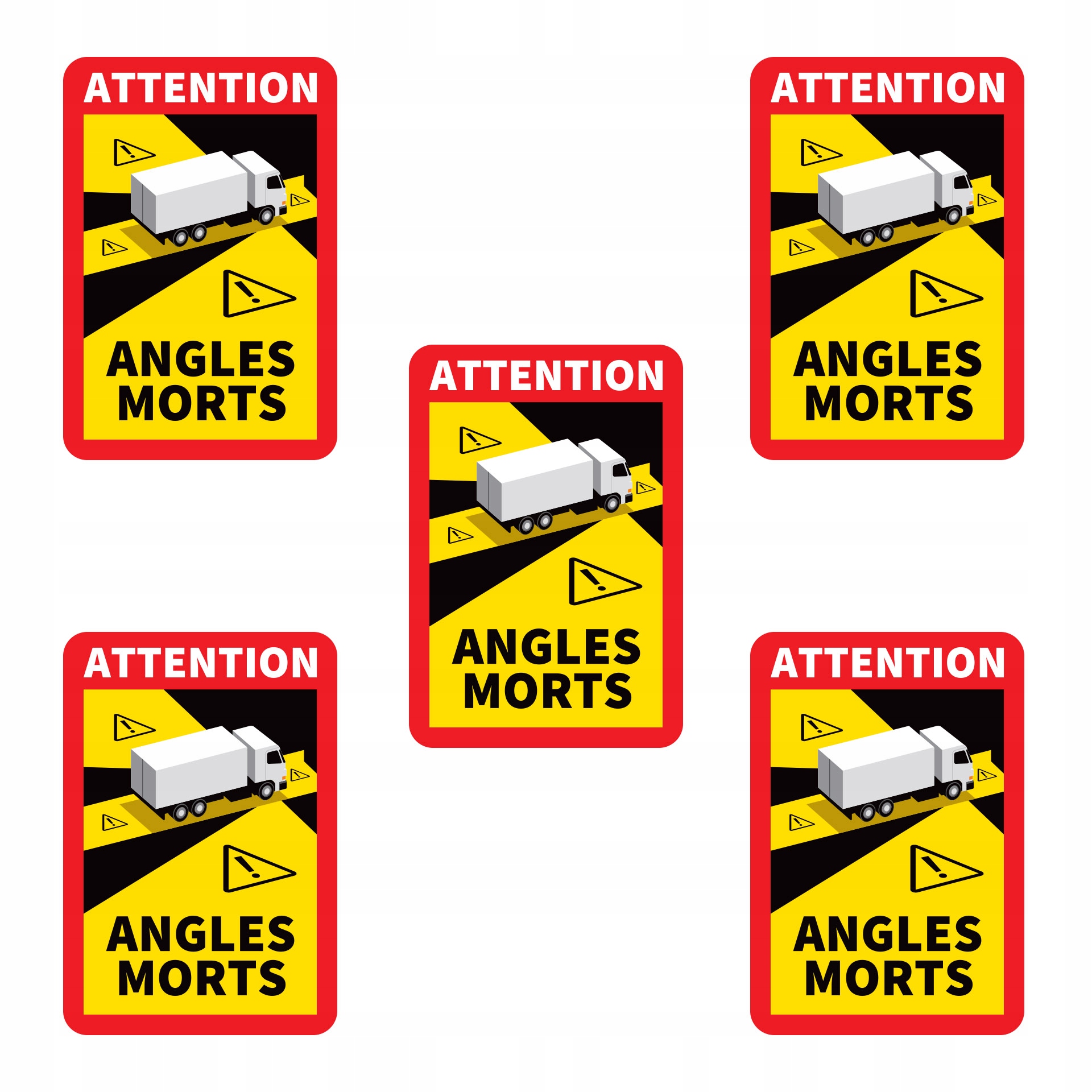 

Naklejka Angles Morts Martwe Pola Francja Tir