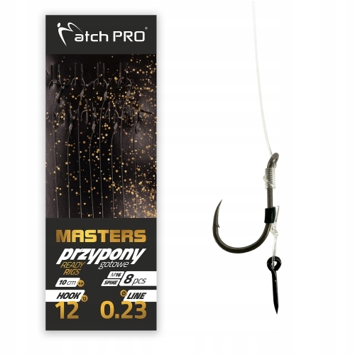 Przypony Mf Masters Spike M19 Nr10/0,23 8szt Match Pro Haczyk M19 Kolec – M