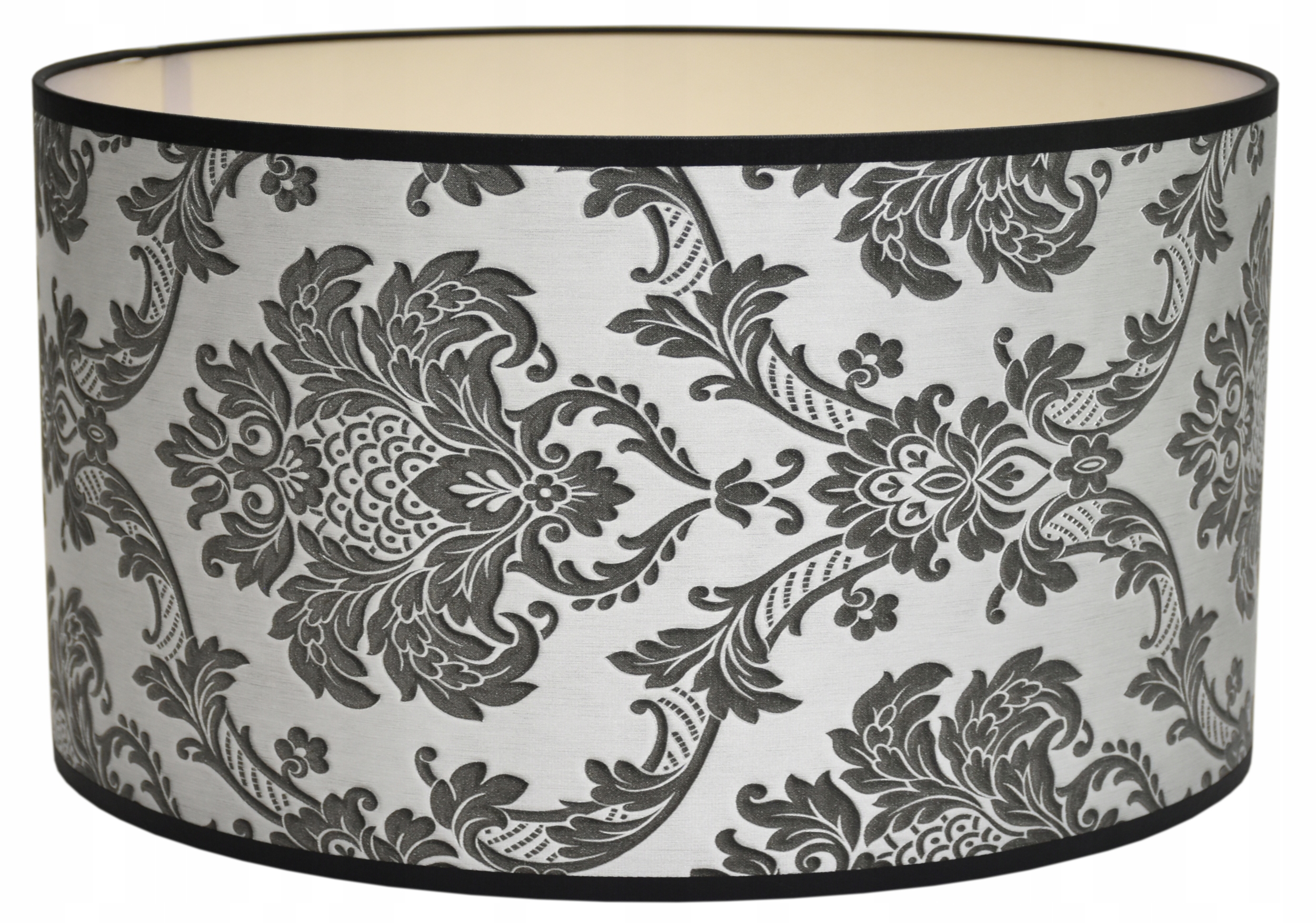 Grafitové stínítko Ornament E27 W45 E27 pro podlahovou závěsnou lampu