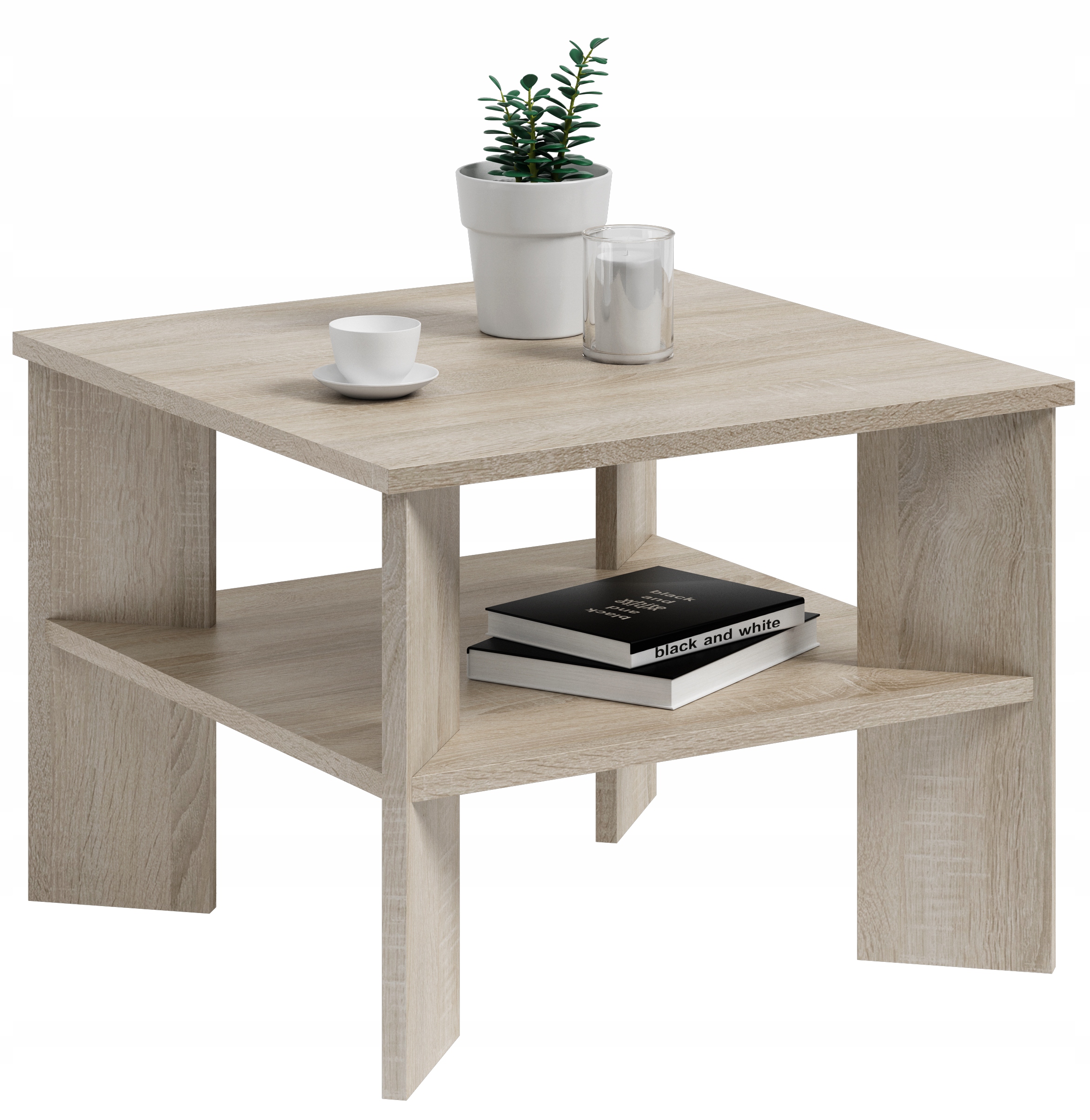 

Stolik Kawowy Kwadrat 60X60X47 Dąb Sonoma