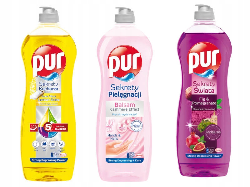 

Pur zestaw płynów do naczyń 3x 750ml
