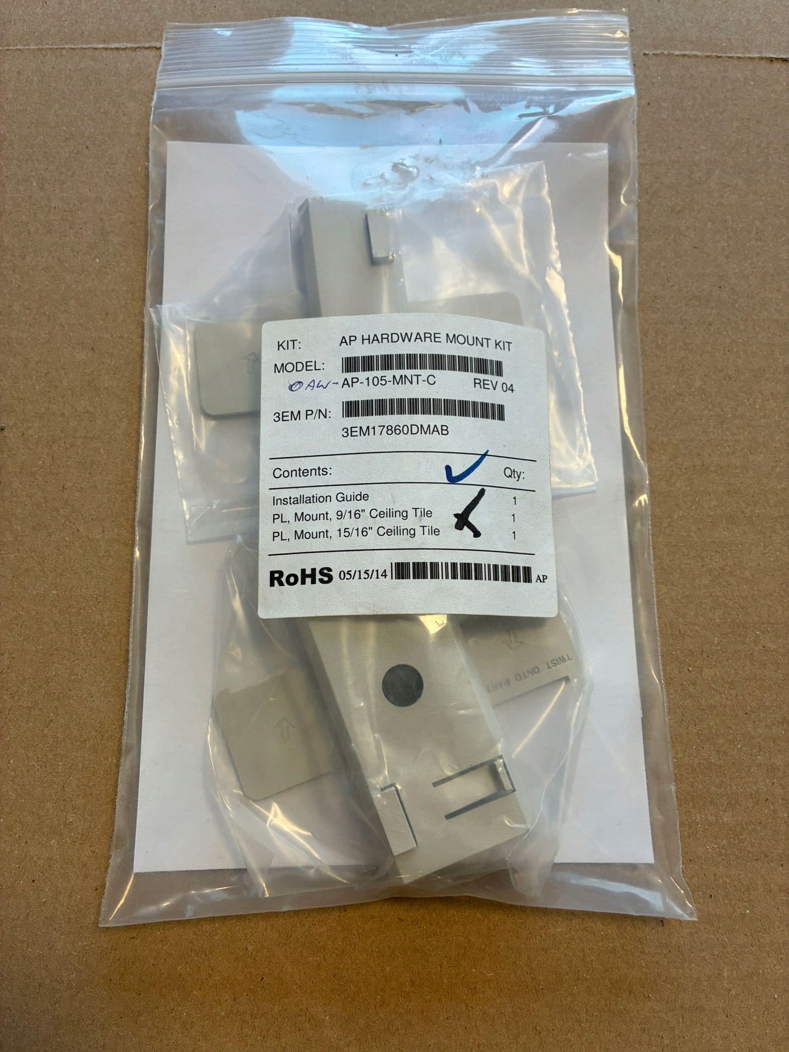 Uchwyt montażowy dla Access Point OMNIACCESS AP105 CEILING MOUNTING