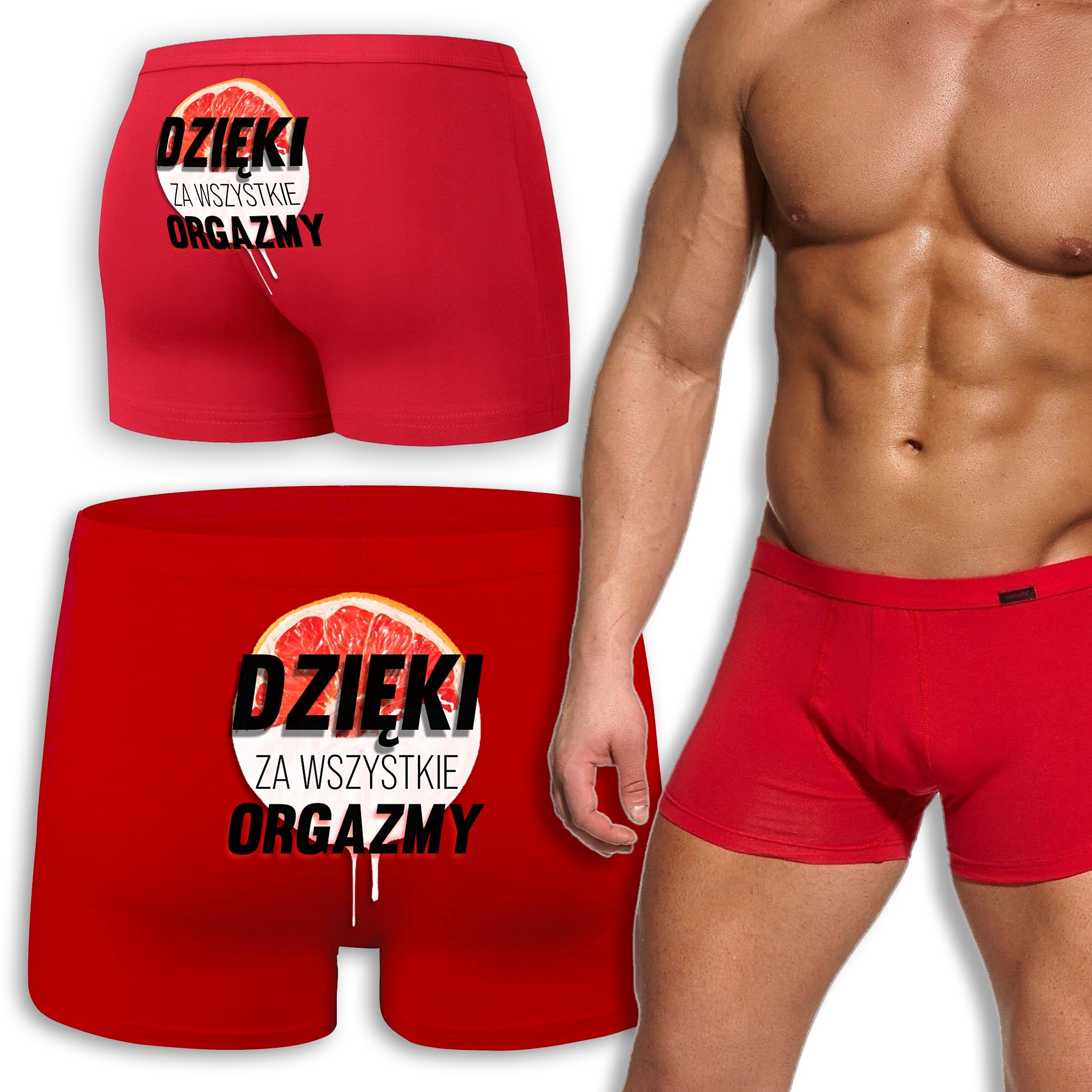 

Bokserki Red Na Walentynki Dzięki Za Orgazmy L