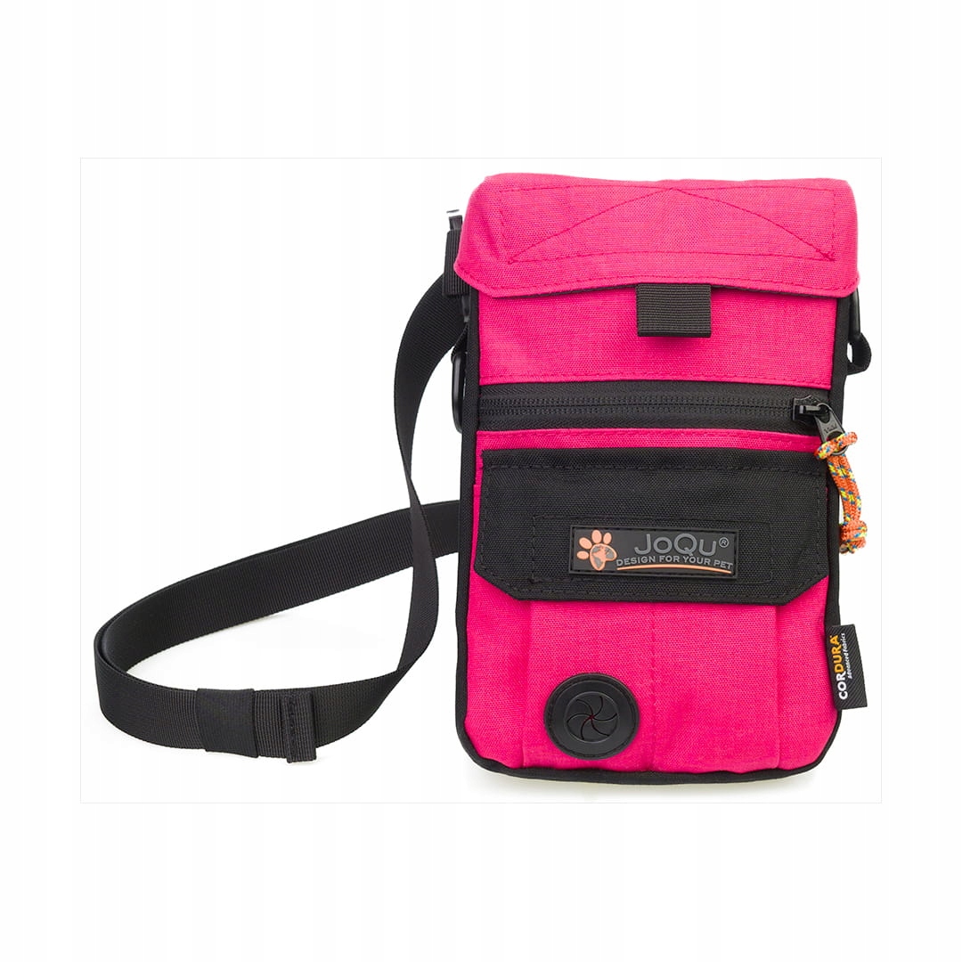 Levně Velká taška na pamlsky pro psy JoQu Dog Snack Bag růžová