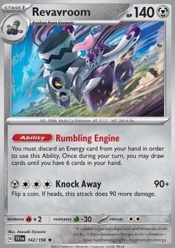 

Scarlet & Violet Holo 142/198 Revavroom