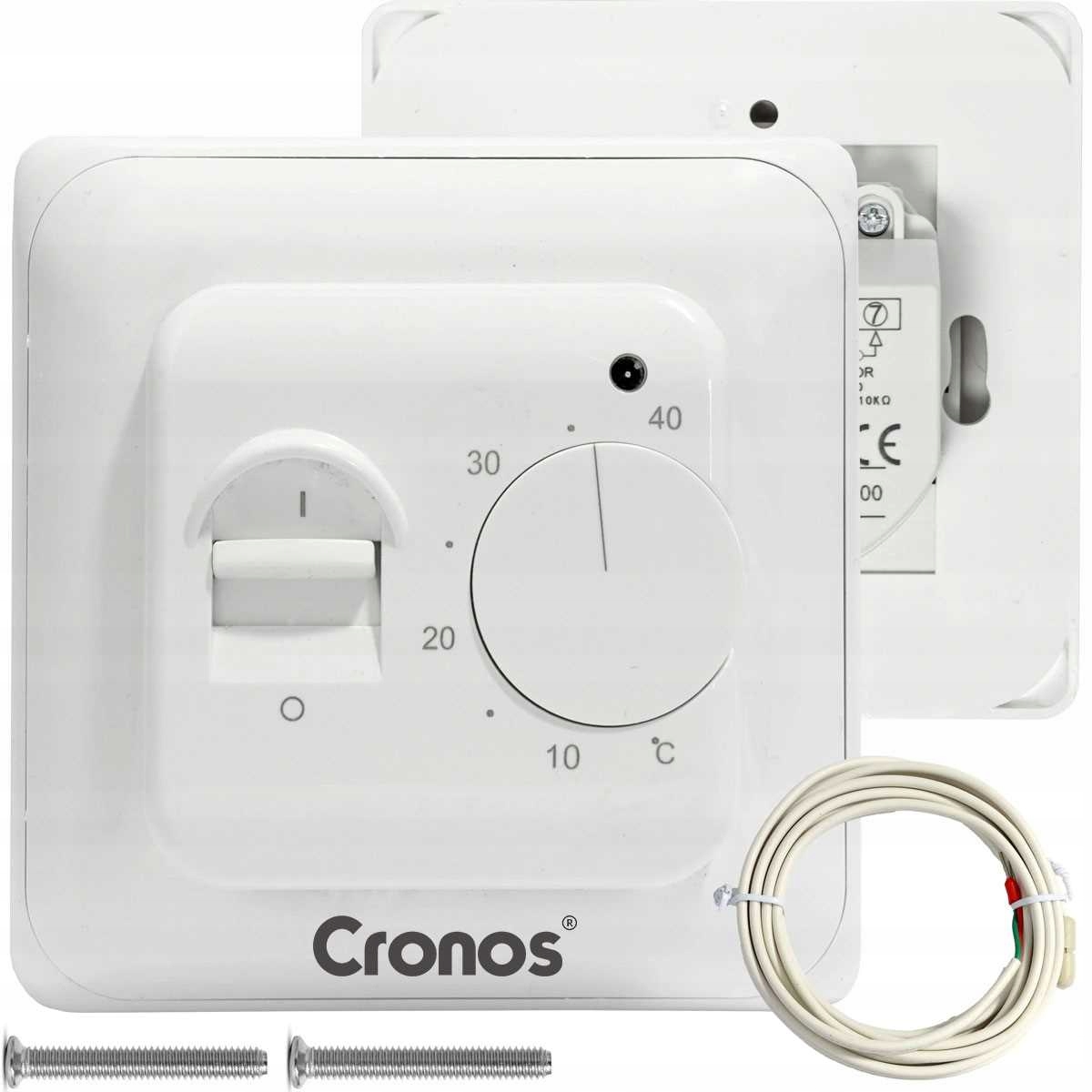 CRONOS FOLIA GRZEWCZA MATA NA PODCZERWIEŃ IR Z TERMOSTATEM 140W/m2 15m2 Powierzchnia grzewcza 15 m²