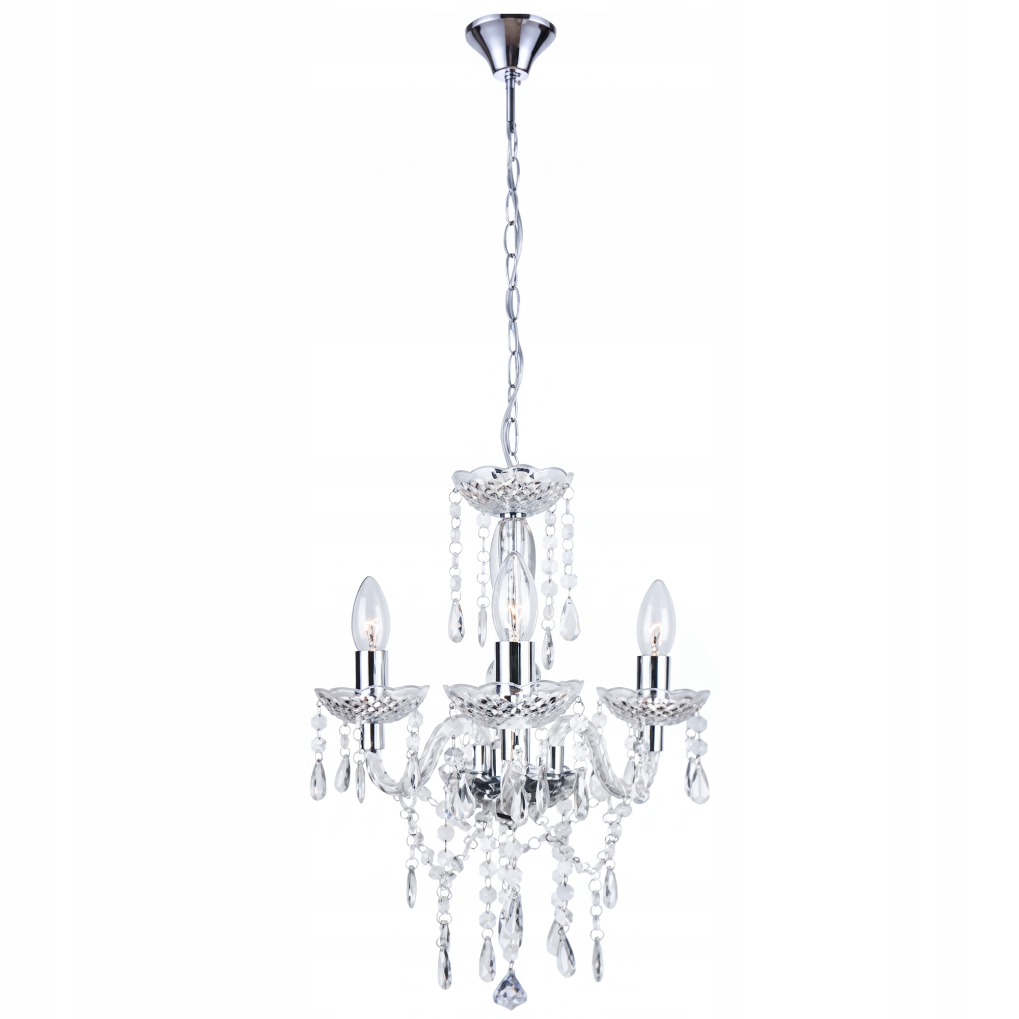 Toolight Lampa EBT006-3CP Transparentní