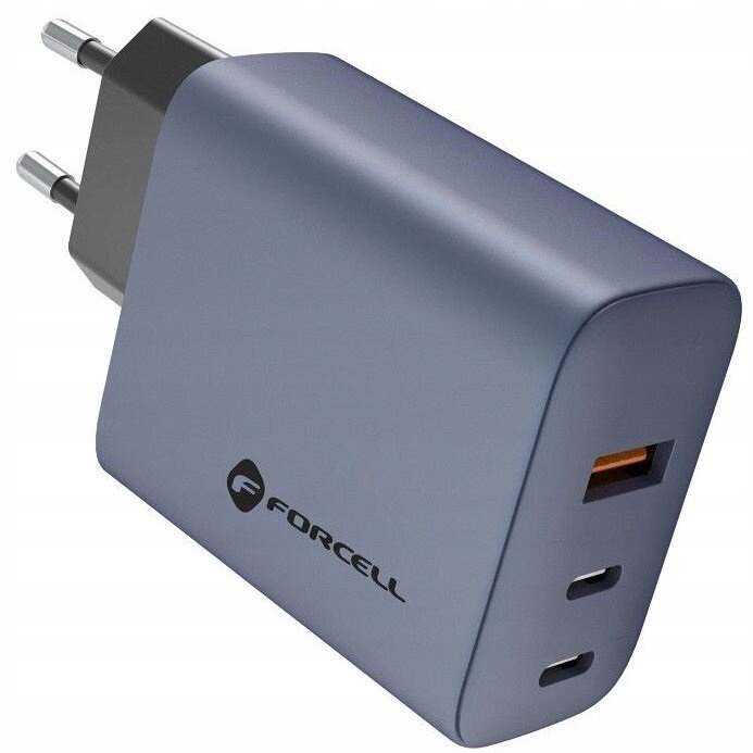 Rychlá nabíječka Pd a Qc 4.0 GaN 65W 2x Usb-c Usb-a pro telefon a notebook