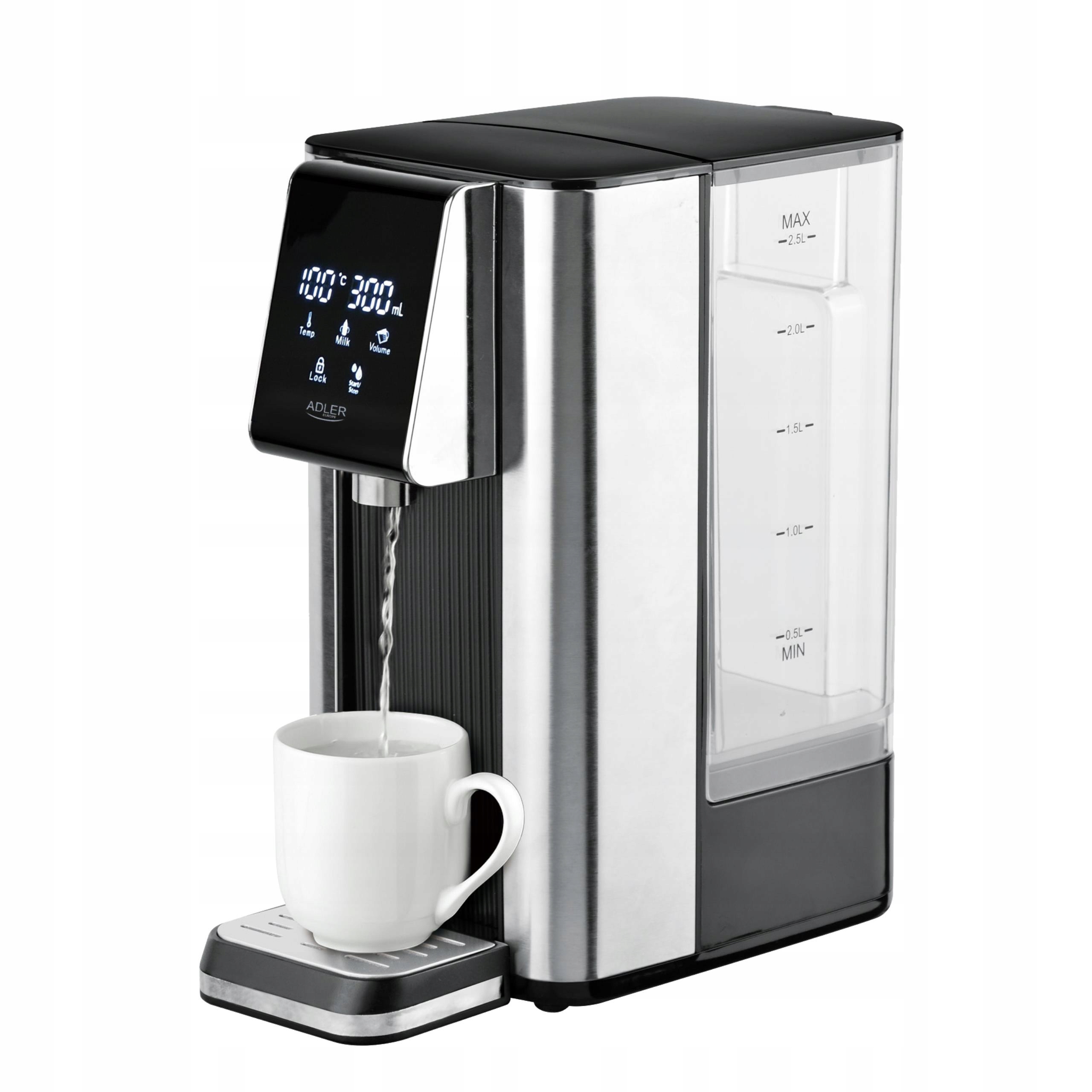Dávkovač Horúcej Vody Elektrická Kanvica Vodný Filter 2,5L 2600W