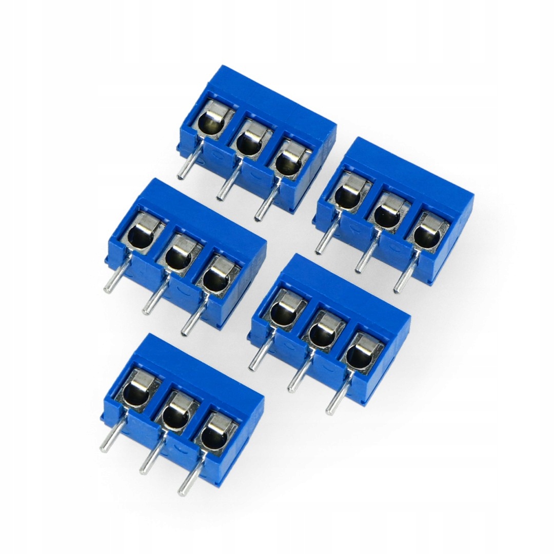 

Złącze Ark KF301 raster 5,0mm 3 pin (-) 5szt.