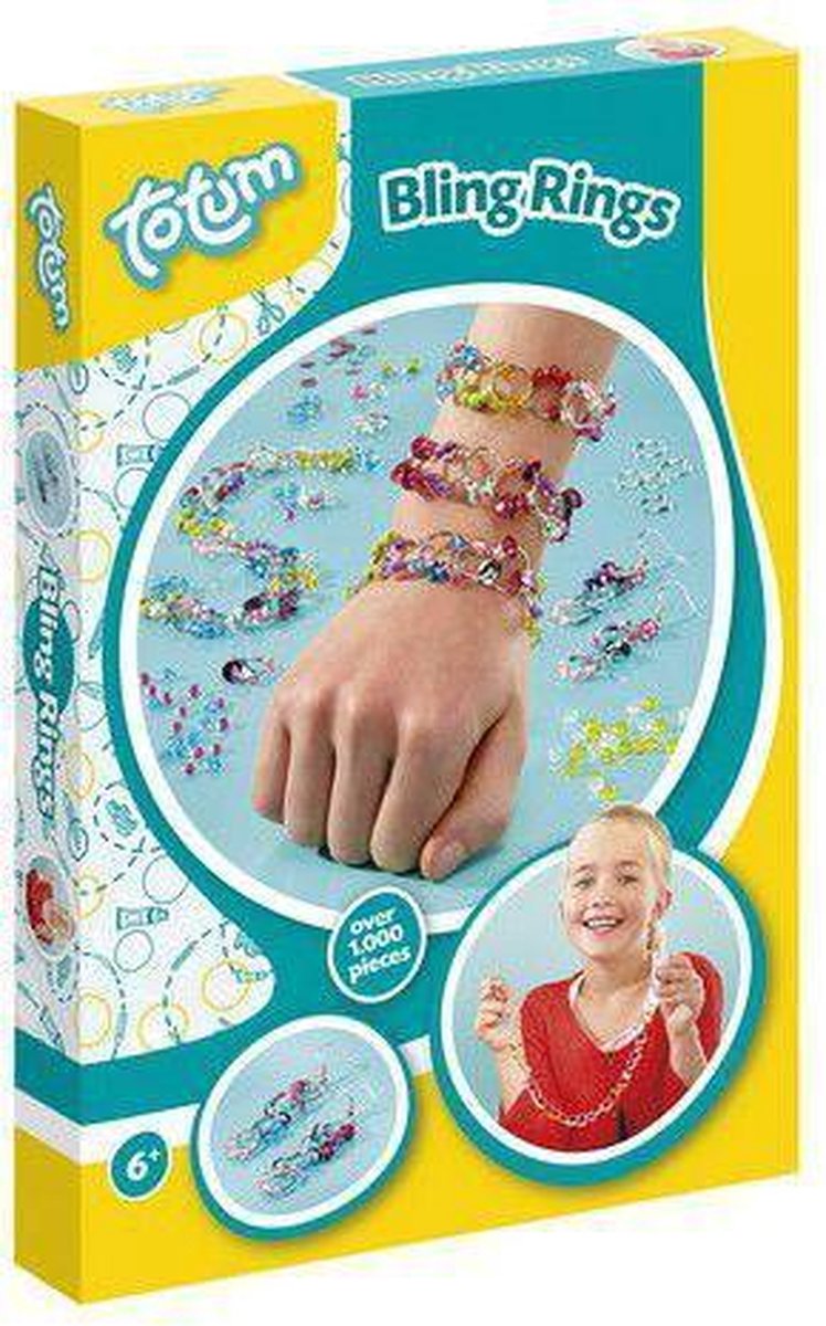 

Zestaw do robienia biżuterii Bling Rings 1000 el