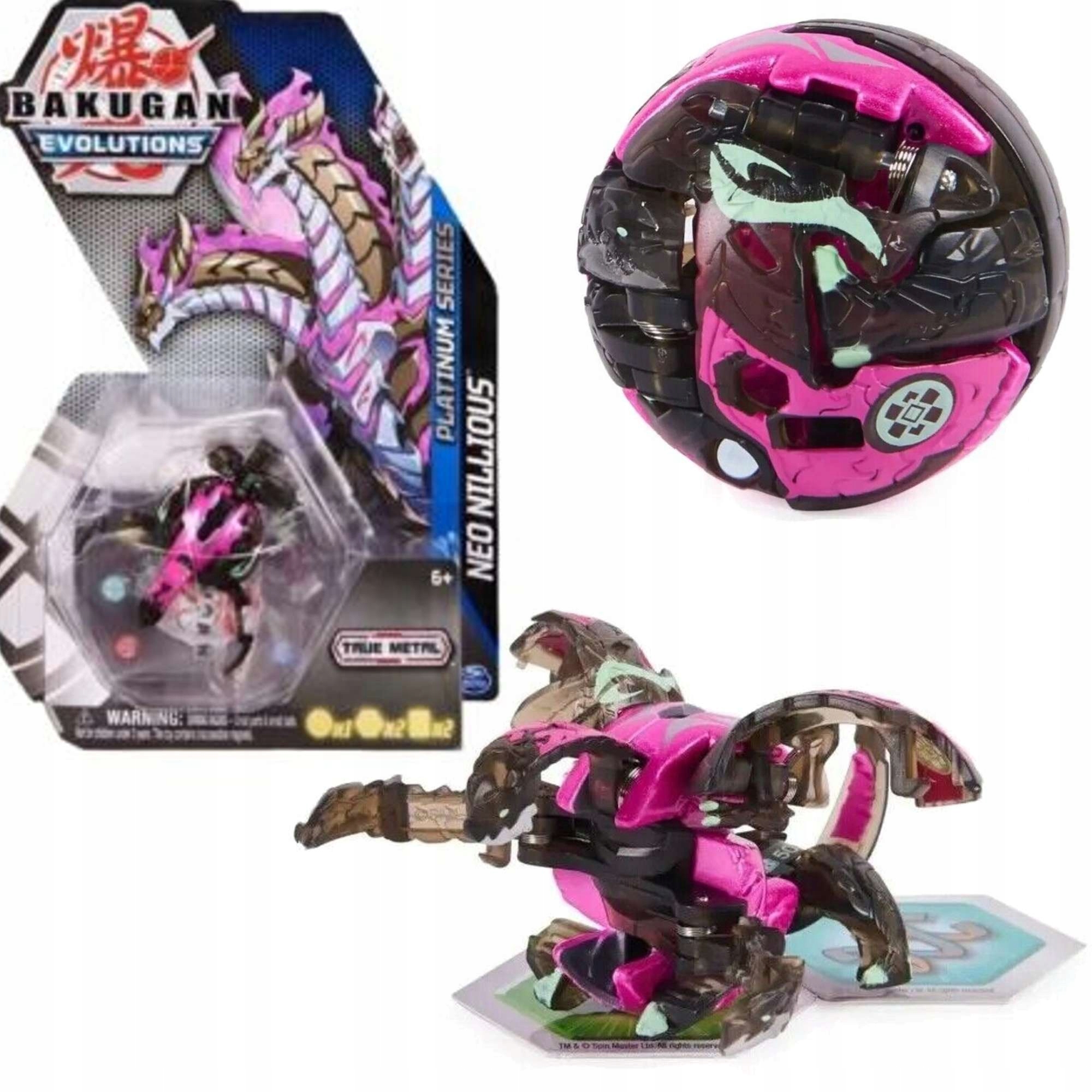 

Bakugan Evolutions Figurka True Metal Neo Nillious