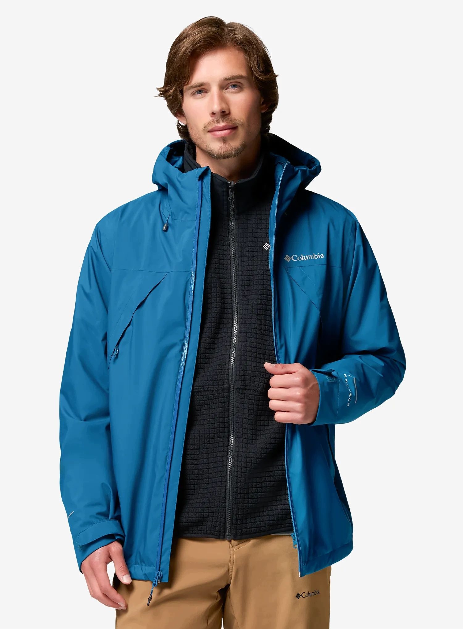 Kurtka 3w1 Columbia Trailborne Interchange Jacket phoenix blue XL