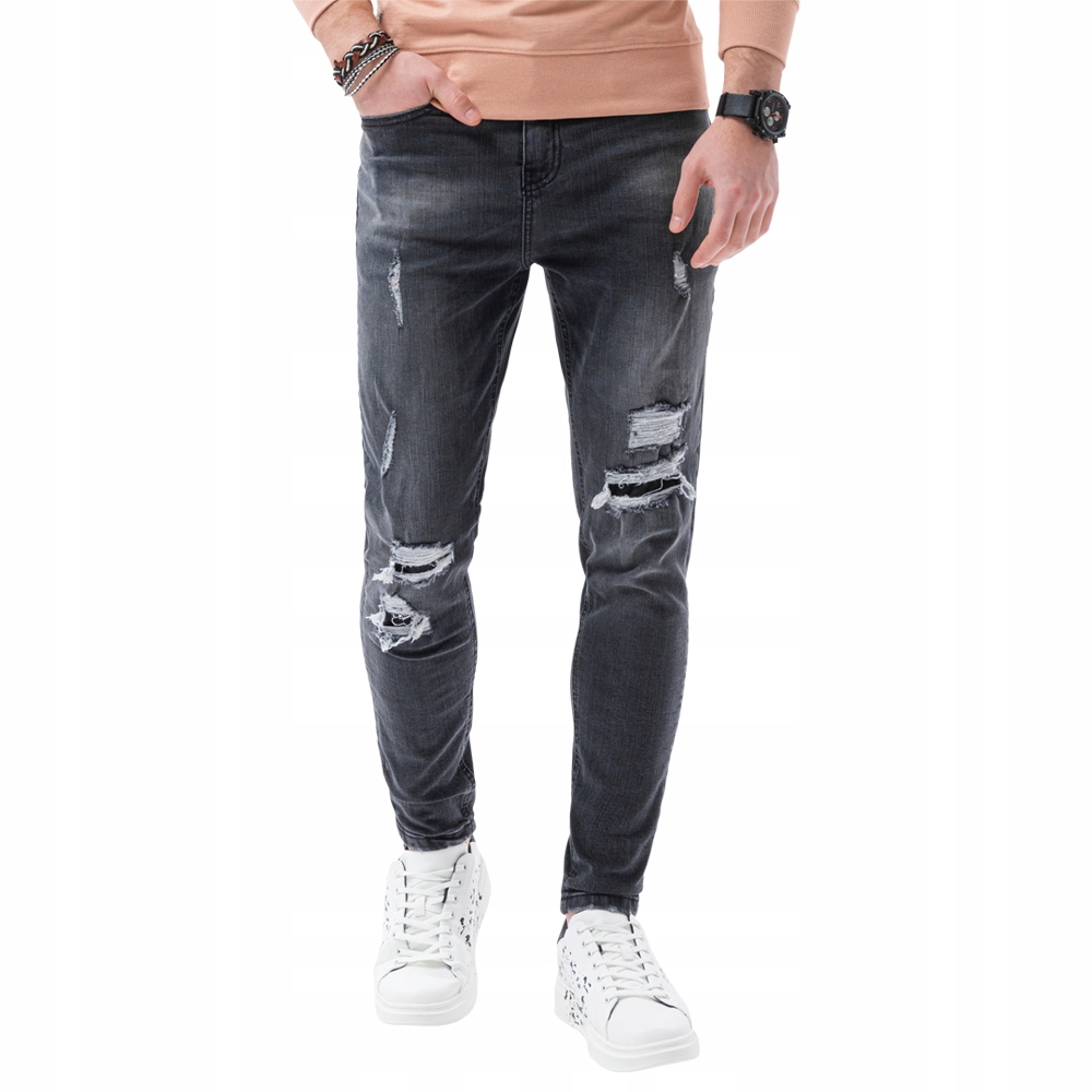 

Spodnie męskie jeansowe P1078 czarne XXL