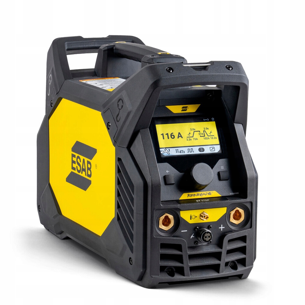 Spawarka TIG Esab Renegade ET 210iP Advanced Zakres spawania 10-210 A