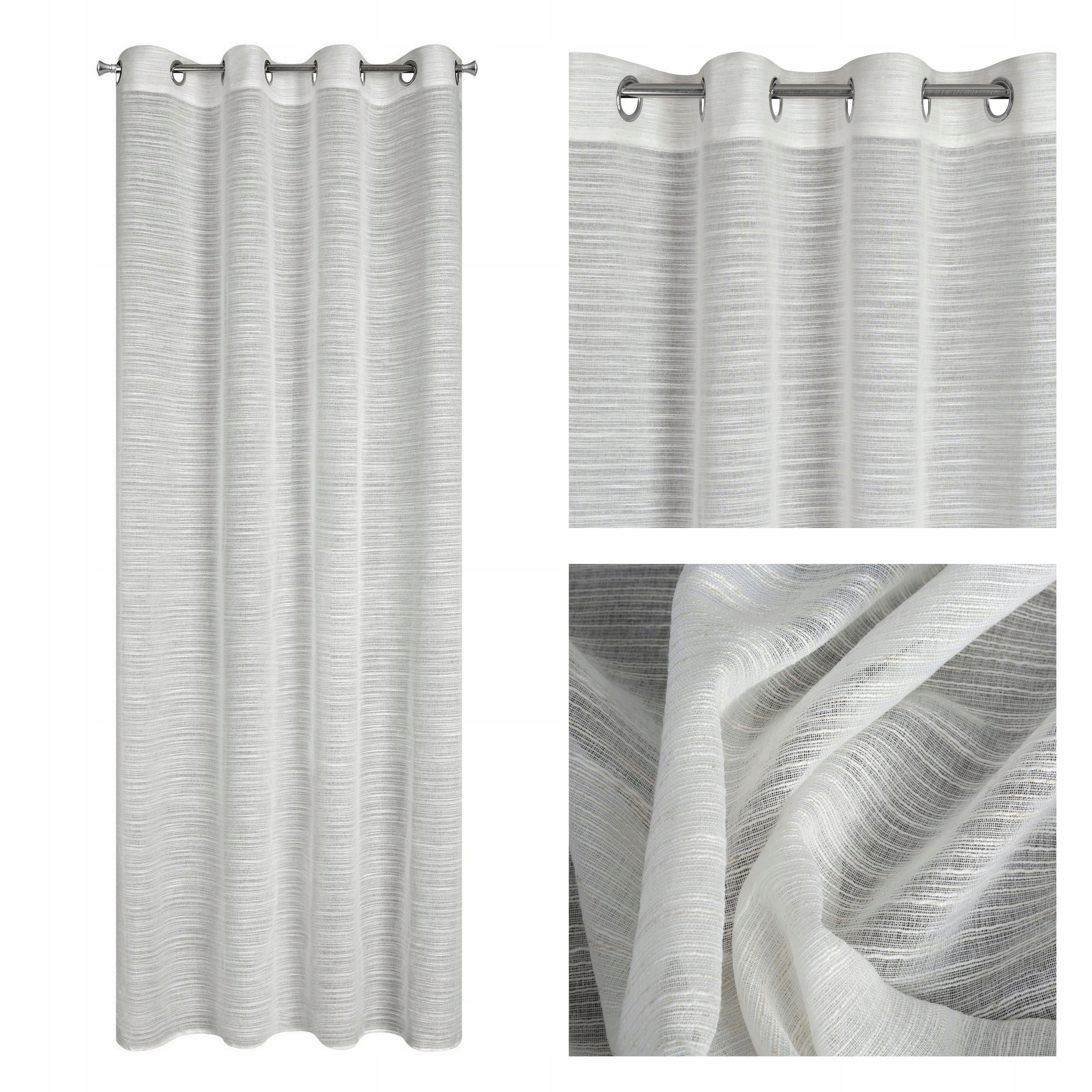 

Firana Gotowa Na Przelotkach 140x250 Aria Ecru