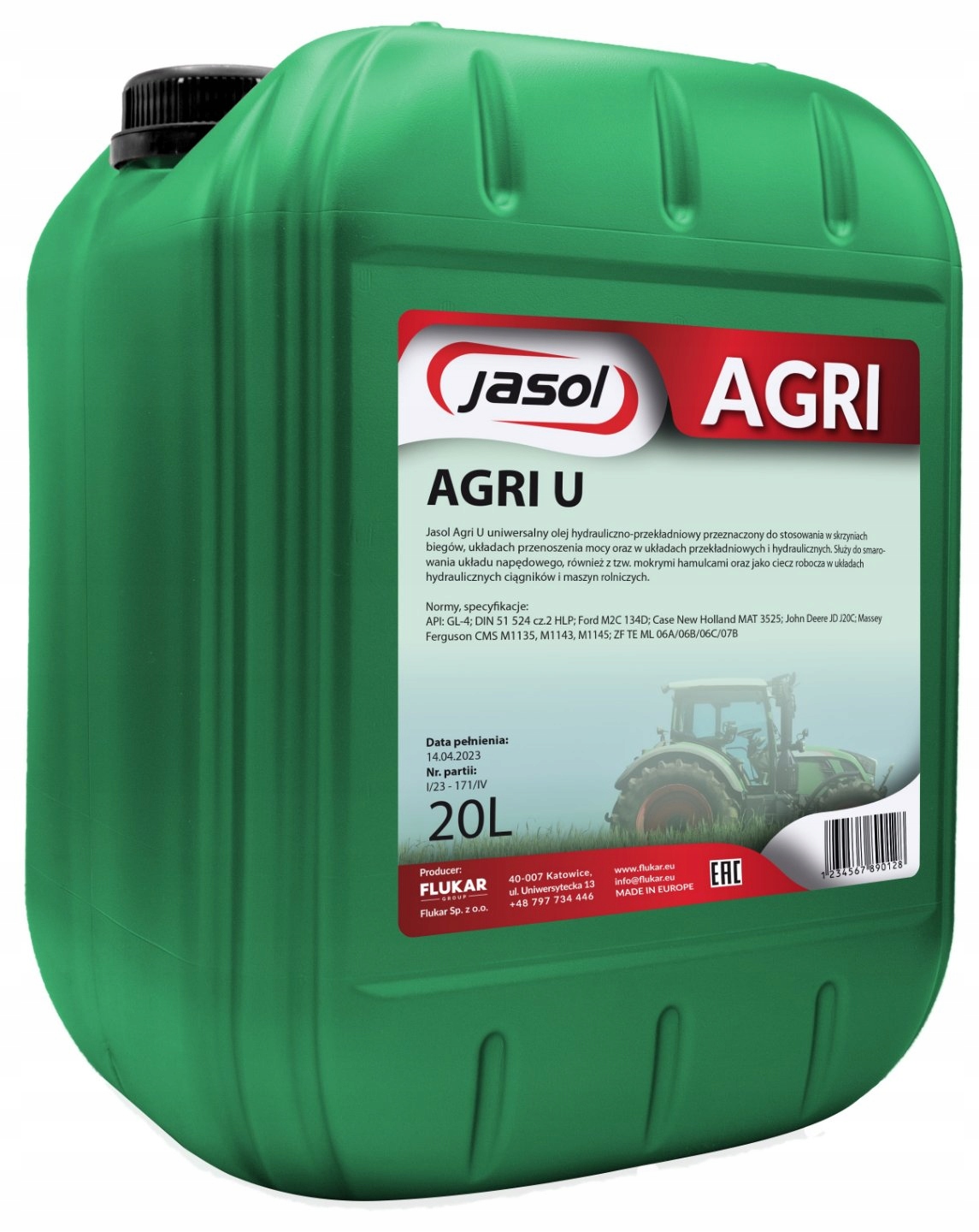 JASOL AGRI U 20L.